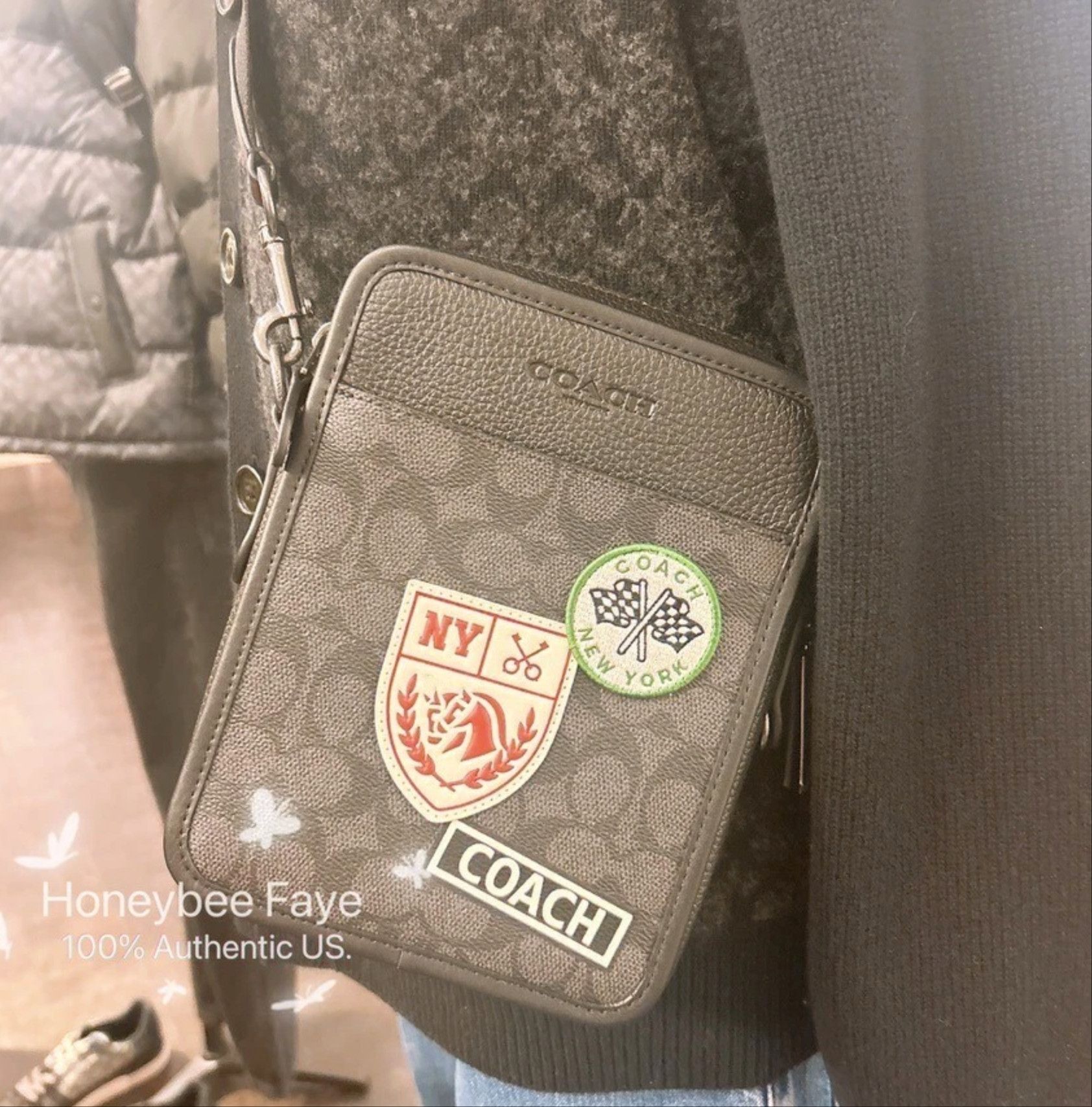 Coach Sullivan Crossbody Bag In Signature Canvas Patches CAT79 Size ONE SIZE - 3 Thumbnail