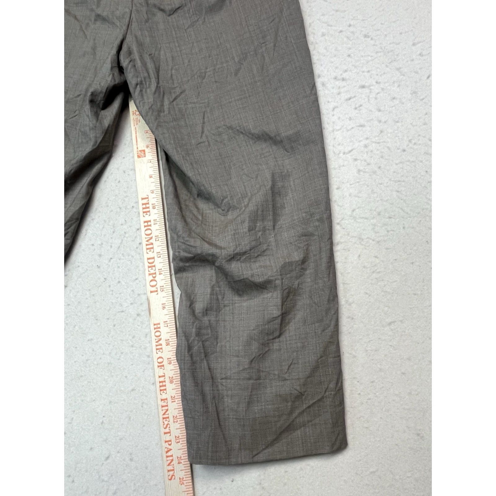 Vintage Aristo Eighteen Pants Dress Pants Mens 38 Tan Wool Striped Straight 28in Size US 38 / EU 54 - 5 Thumbnail