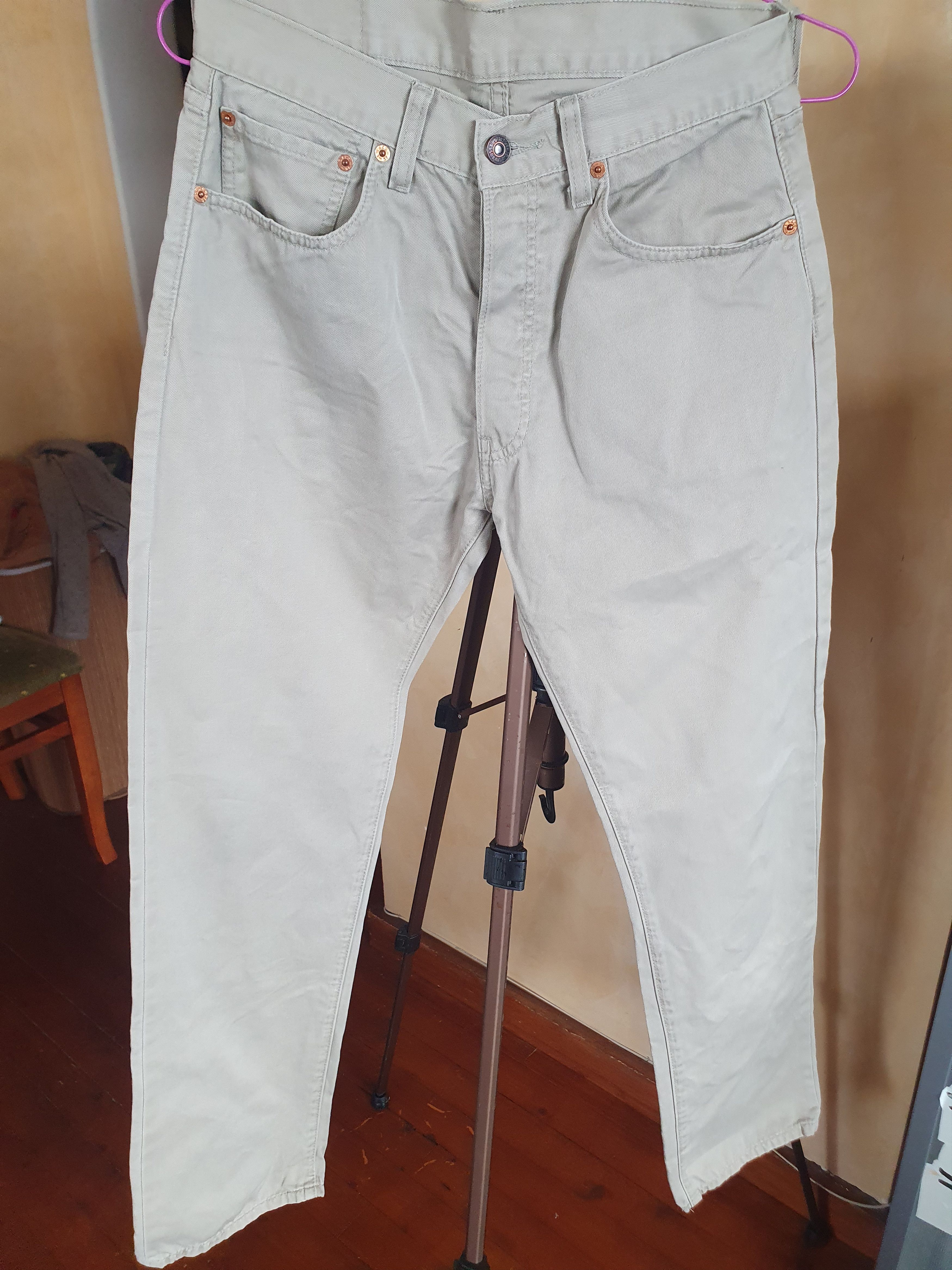 Levi's × Vintage Levi's 551 White Tab Vintage Jeans sz 31x32 Size US 31 - 1 Thumbnail