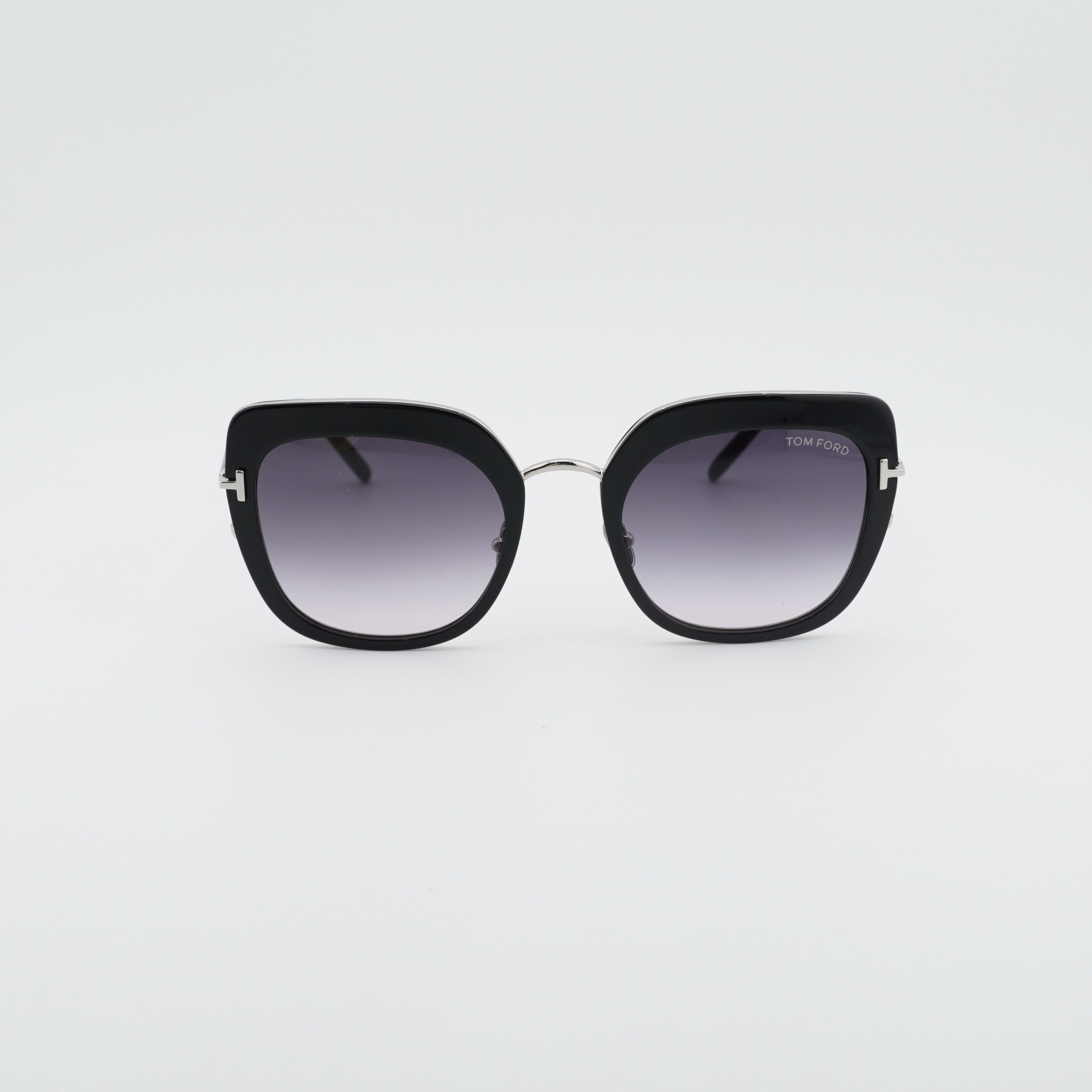 Tom Ford Tom Ford Virginia FT0945 05B Sunglasses Black Cat Eye Frame Size ONE SIZE - 6 Thumbnail