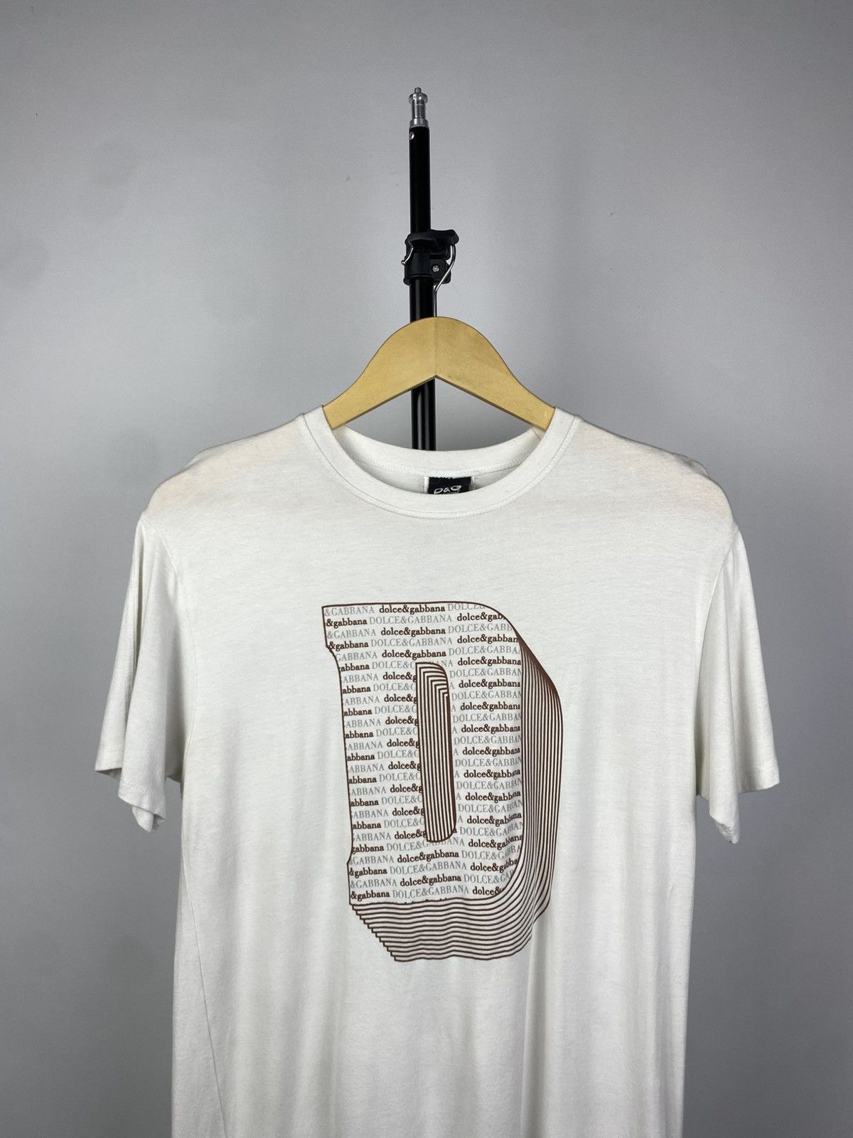 Dolce & Gabbana × Vintage Vintage Dolce & Gabbana Big Logo Double sided Luxury t shirt Size US L / EU 52-54 / 3 - 2 Thumbnail