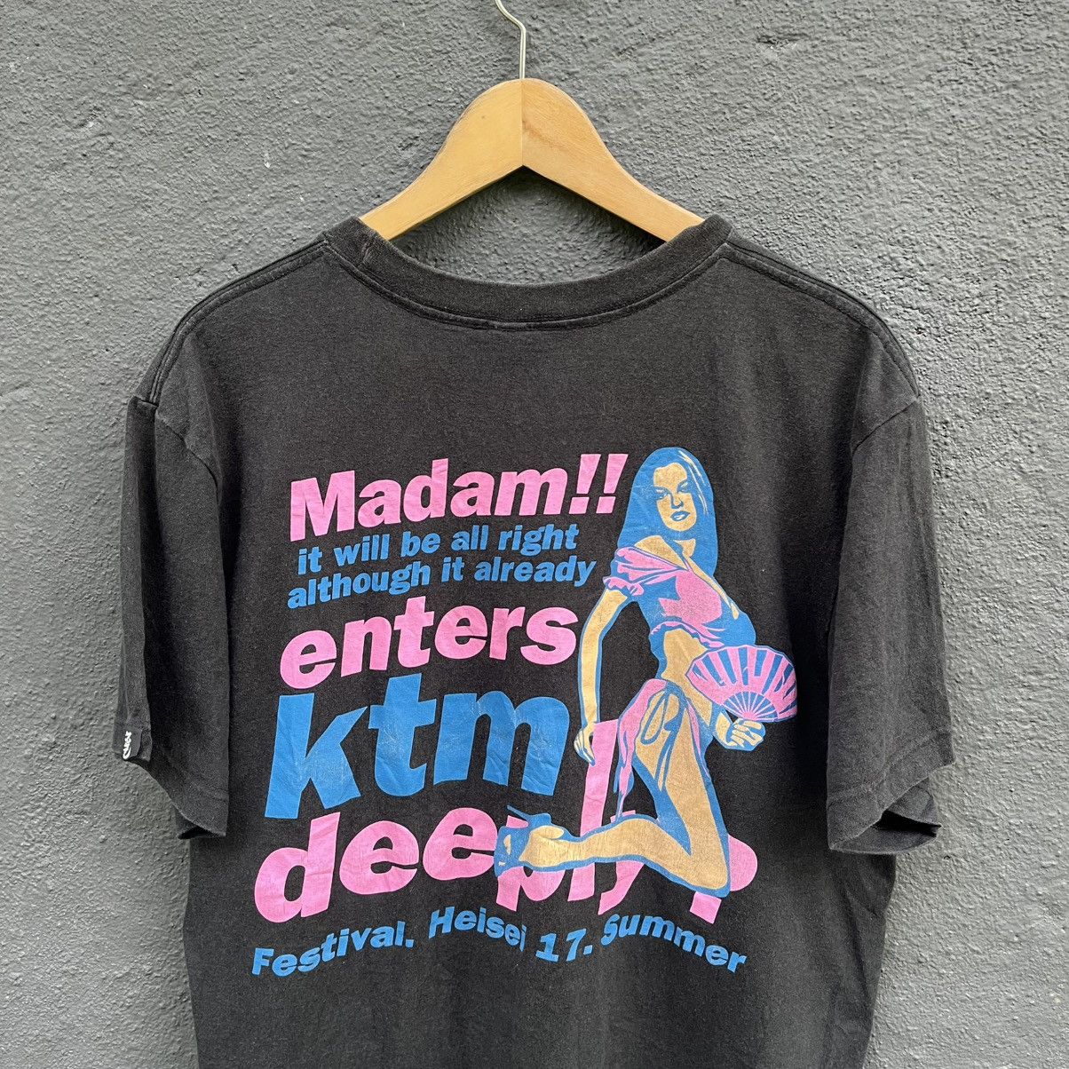Japanese Brand Thrashed Faded Vintage Ktm Naked Girl Japanese Brand Tee Size US L / EU 52-54 / 3 - 2 Thumbnail