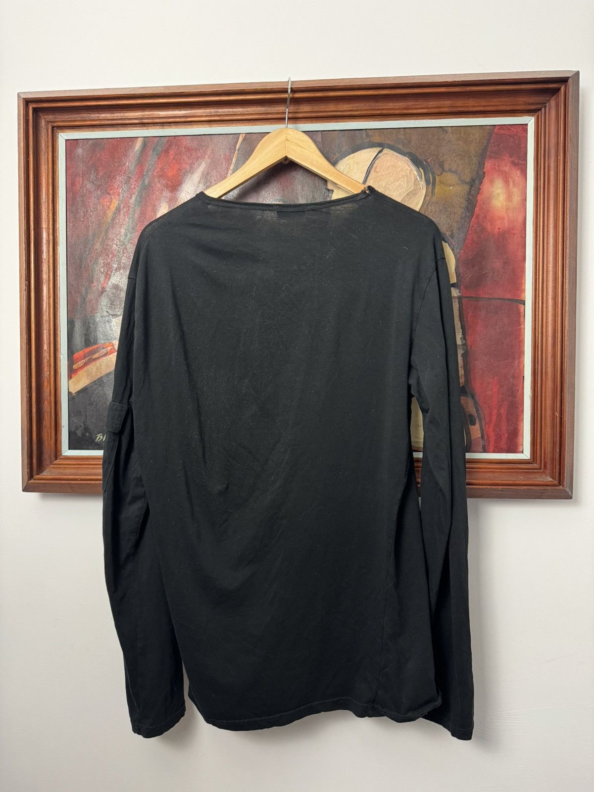 Dolce & Gabbana Dolce & Gabbana D&G Army Pocket Black Designer Longsleeve Size US L / EU 52-54 / 3 - 2 Thumbnail