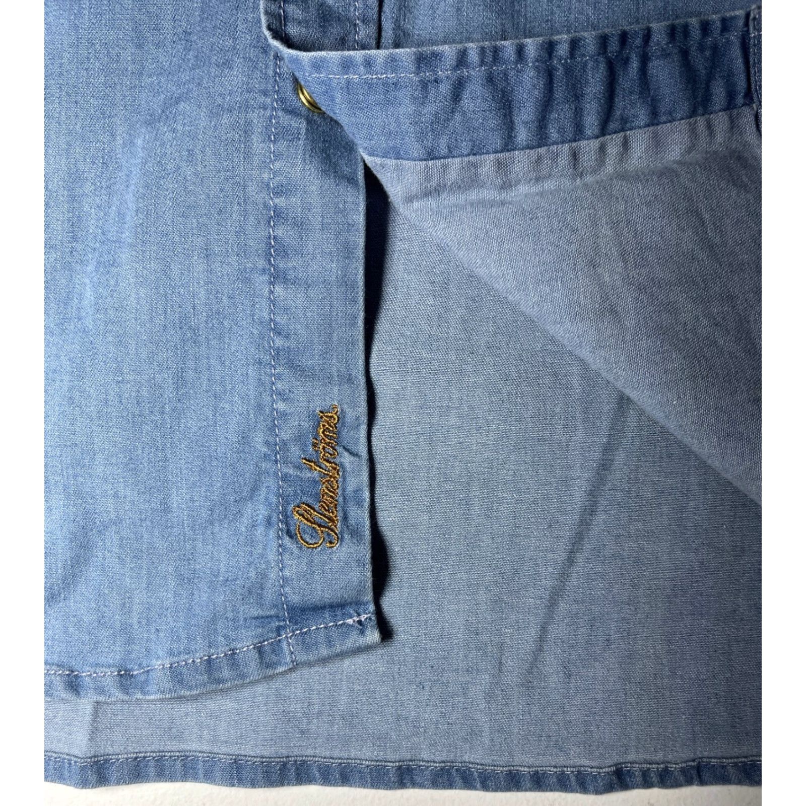 Vintage VINTAGE Stenströms Men’s Denim Pearl Snap Western Shirt L Blue Cotton Cotton Denim Casual Pockets Western 90s Mens Size US L / EU 52-54 / 3 - 6 Thumbnail
