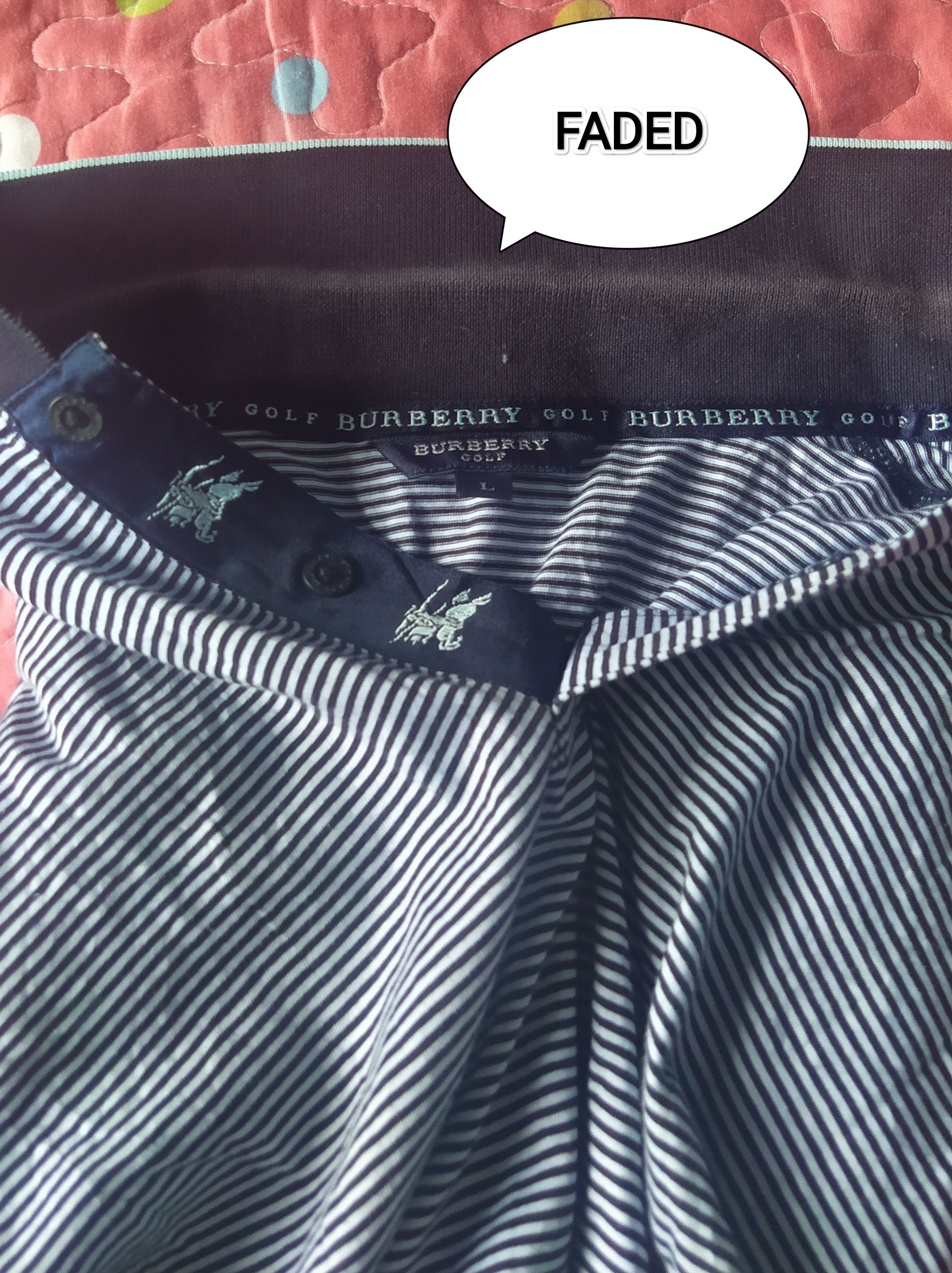 Burberry Vintage Burberry golf polos tee casual Size US L / EU 52-54 / 3 - 7 Thumbnail