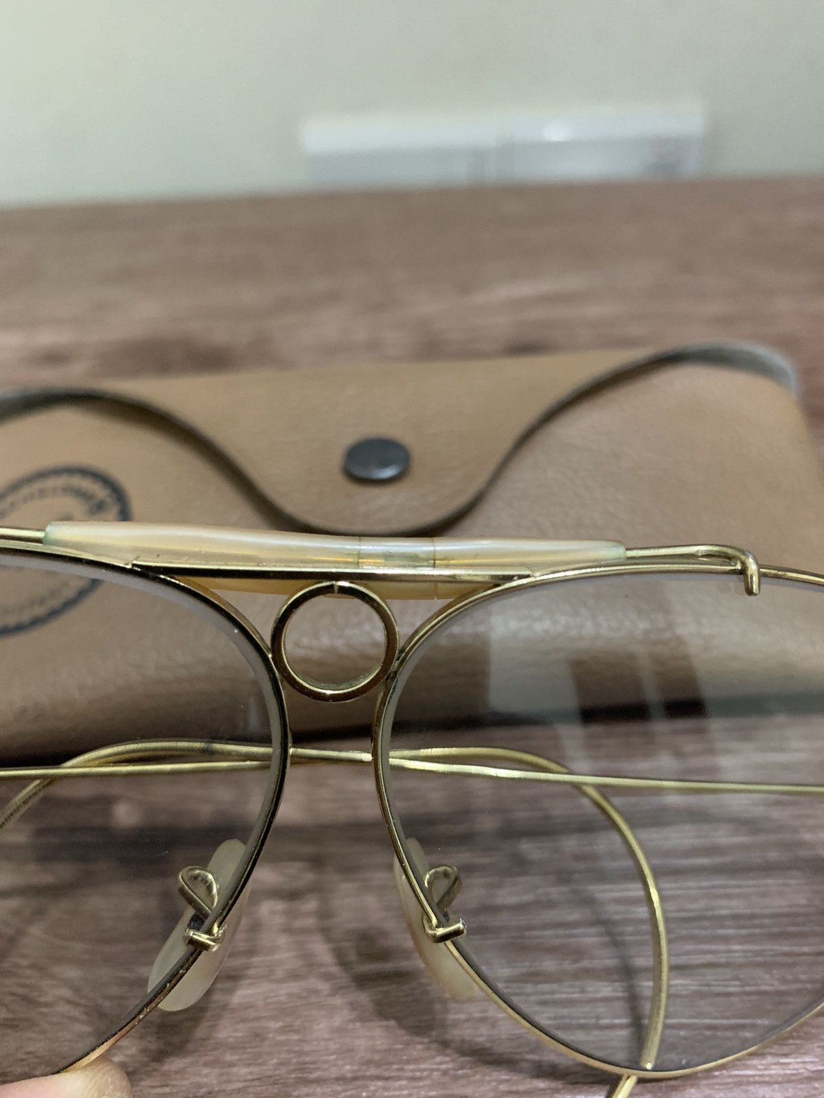 RayBan Vintage 70s Rayban BL shooter Changeable Grey Lens USA Size ONE SIZE - 3 Thumbnail