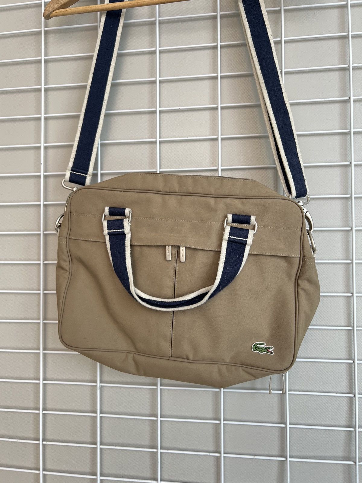 Lacoste Lacoste Horizontal Shoulder Camera Bag Vintage Messenger Size ONE SIZE - 2 Thumbnail