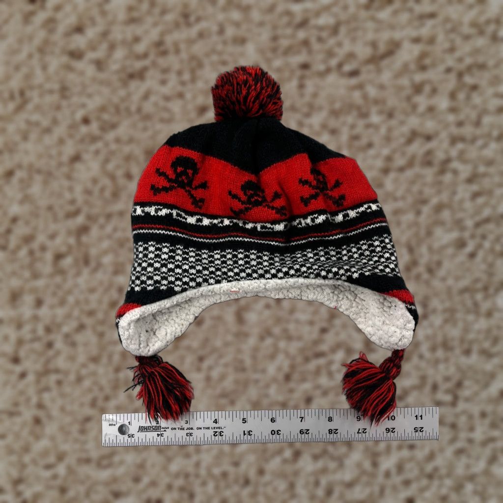 Old Navy Old Navy Camouflage Beanie Hat Unisex Adult One Size Red Lightweight Lined Outdoor Ski Skull Mens/Womens Size ONE SIZE - 1 Thumbnail