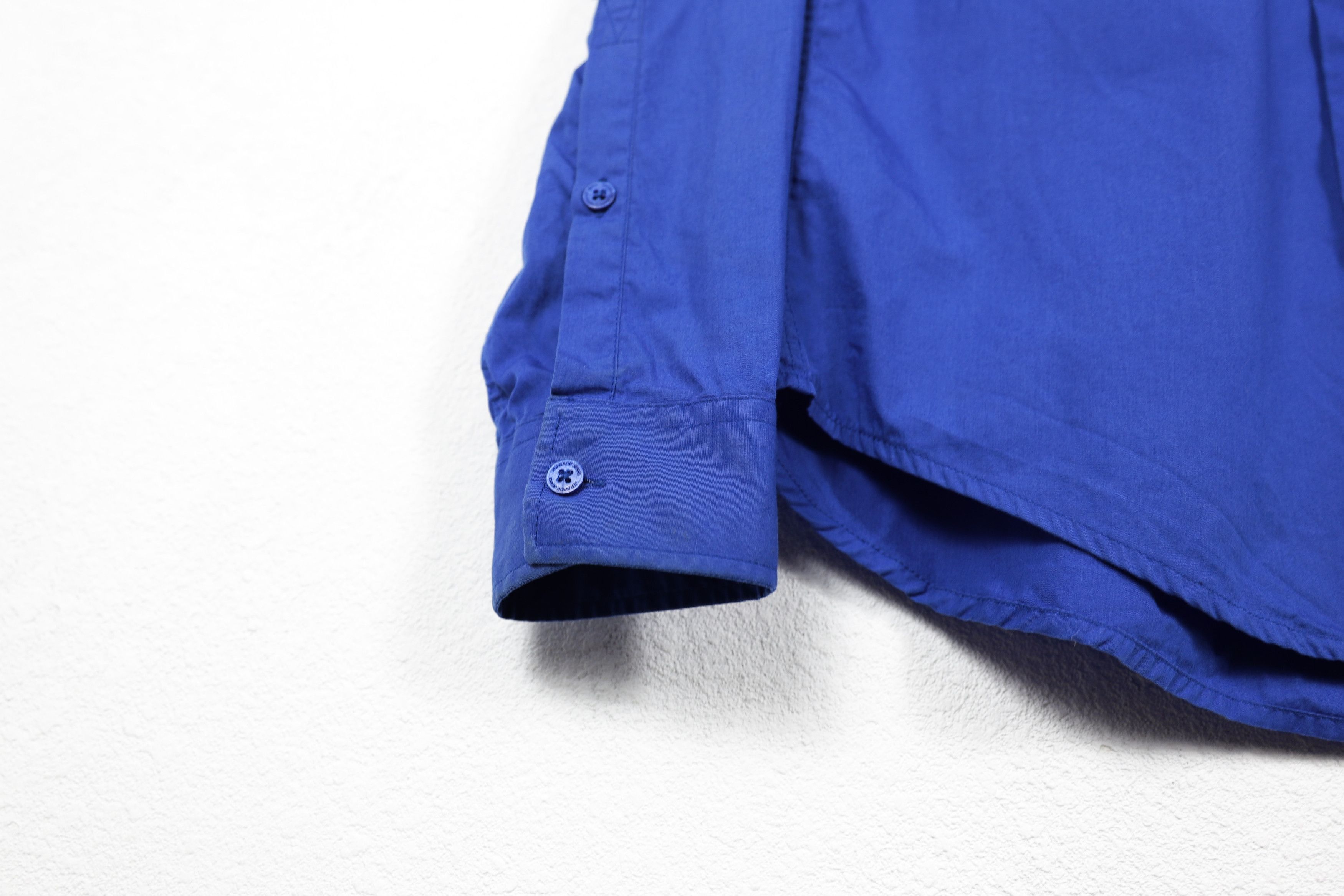 Versace Versace Classic VJ Tiger Logo Blue Button Long Sleeve Shirt Size US S / EU 44-46 / 1 - 7 Thumbnail