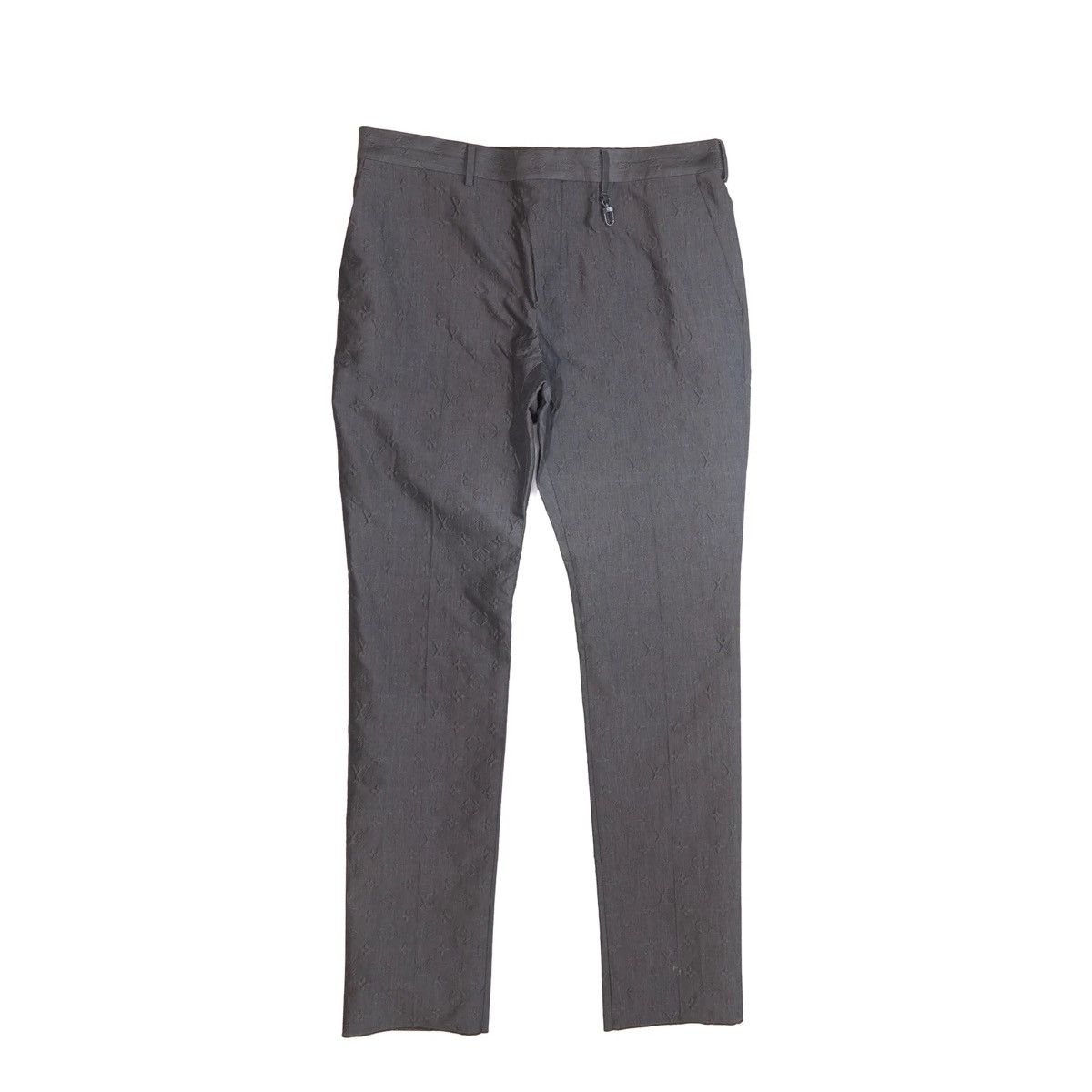 LOUIS VUITTON MONOGRAM GREY TROUSERS