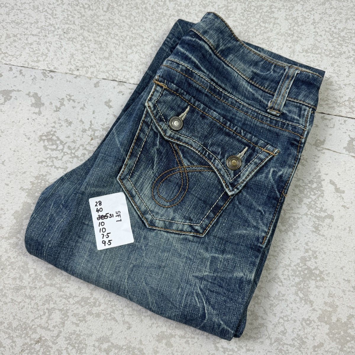 If Six Was Nine Flare - 2000s Wavelist Blue Jeans Size US 28 / EU 44 - 11 Thumbnail