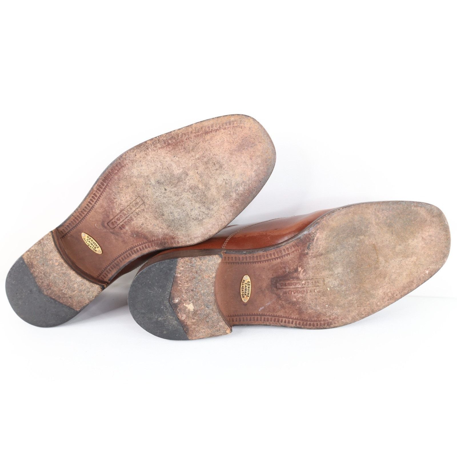 Florsheim Florsheim Imperial Caiman Alligator Leather Cap Shoes Size US 11.5 / EU 44-45 - 11 Thumbnail
