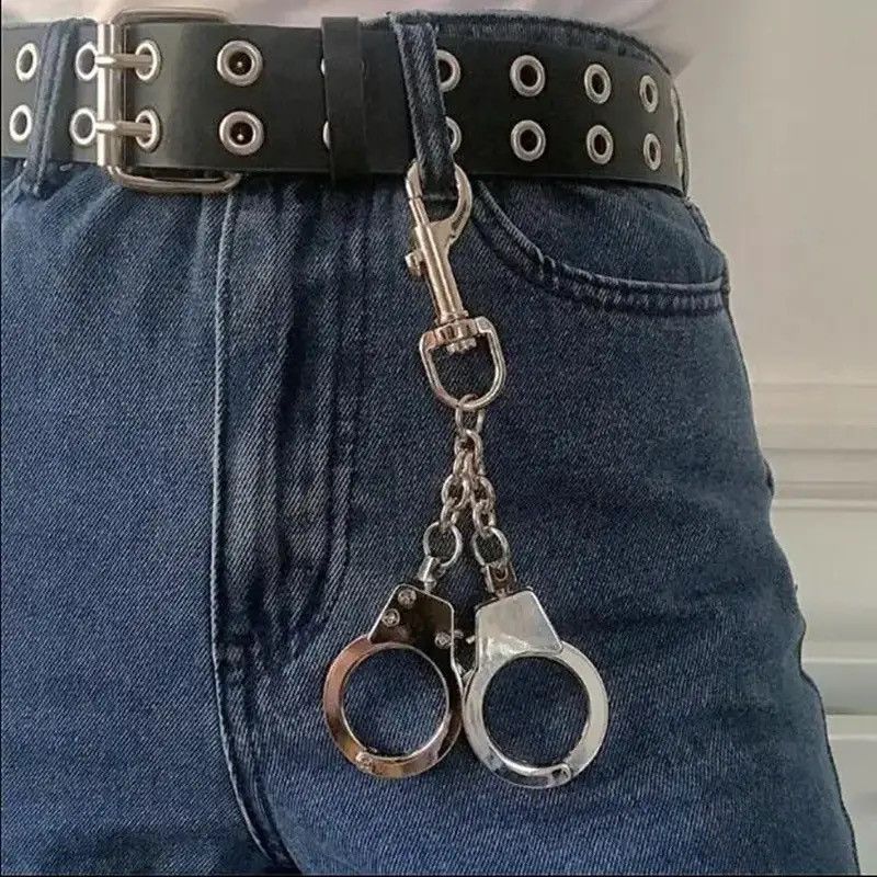 Vintage Metal Keychain Wallet Belt Chain Size ONE SIZE - 1 Thumbnail