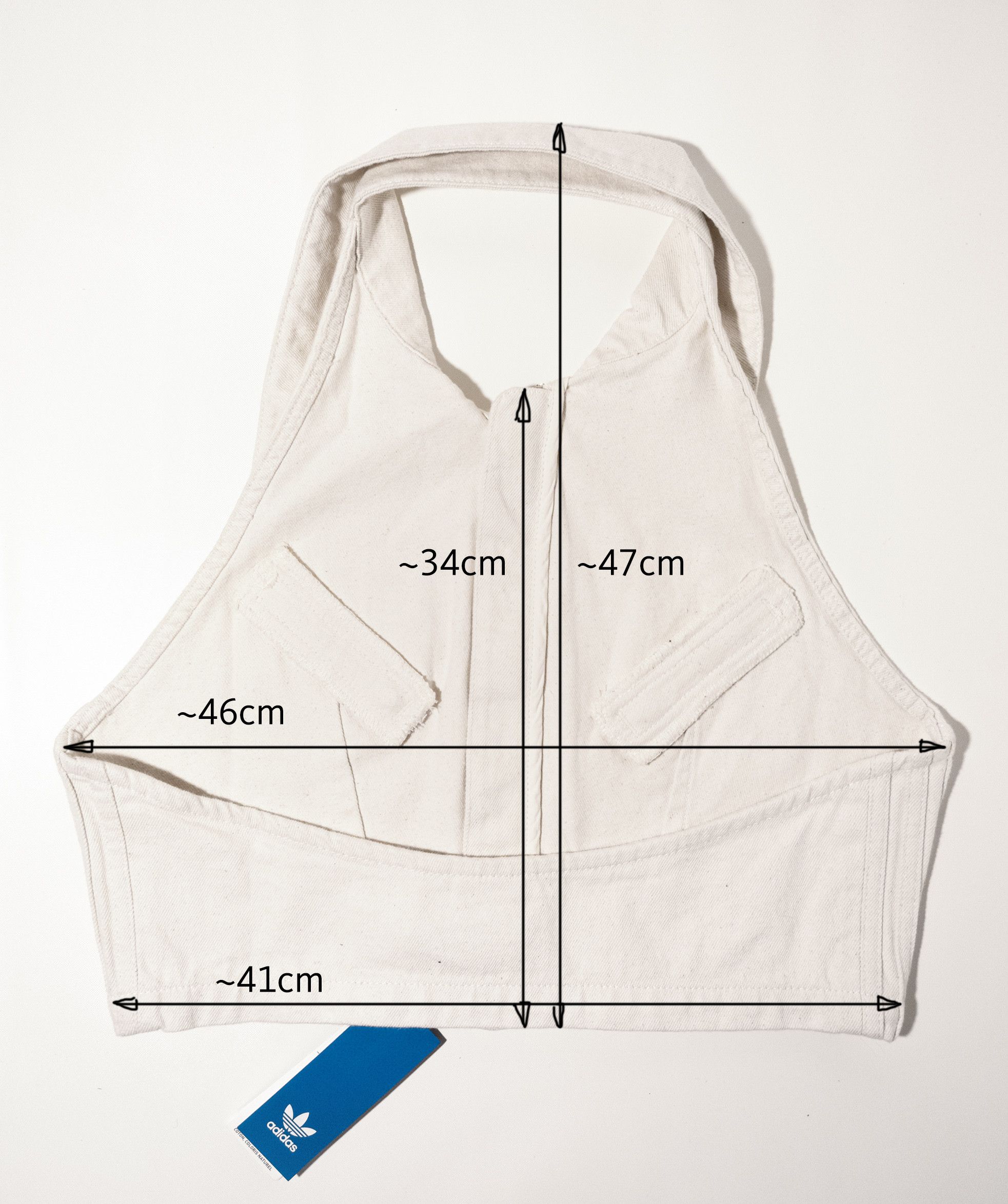 Adidas Adidas Fashion Montreal Vest, raw undyed denim, off white Size L / US 10 / IT 46 - 18 Thumbnail