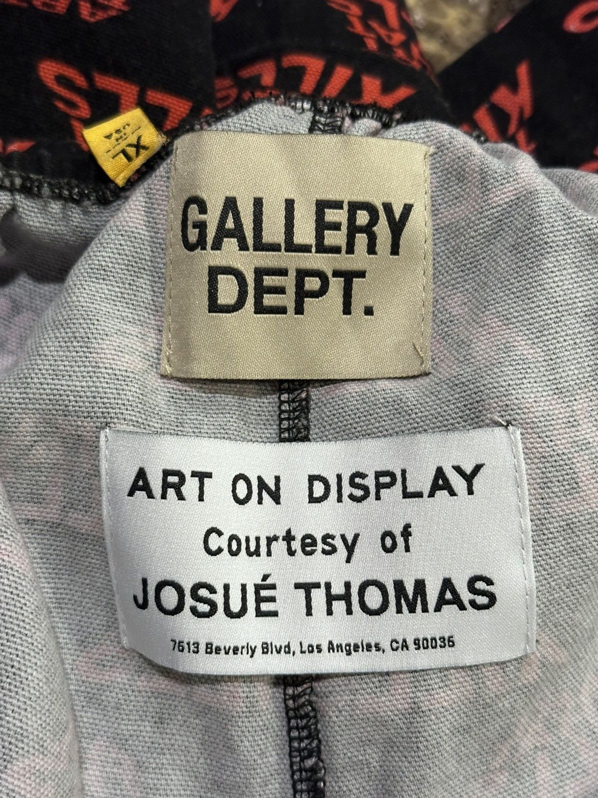 Gallery Dept. Gallery Dept Monogram Art That Kills ATK Black/Red Shorts Size US 36 / EU 52 - 7 Thumbnail