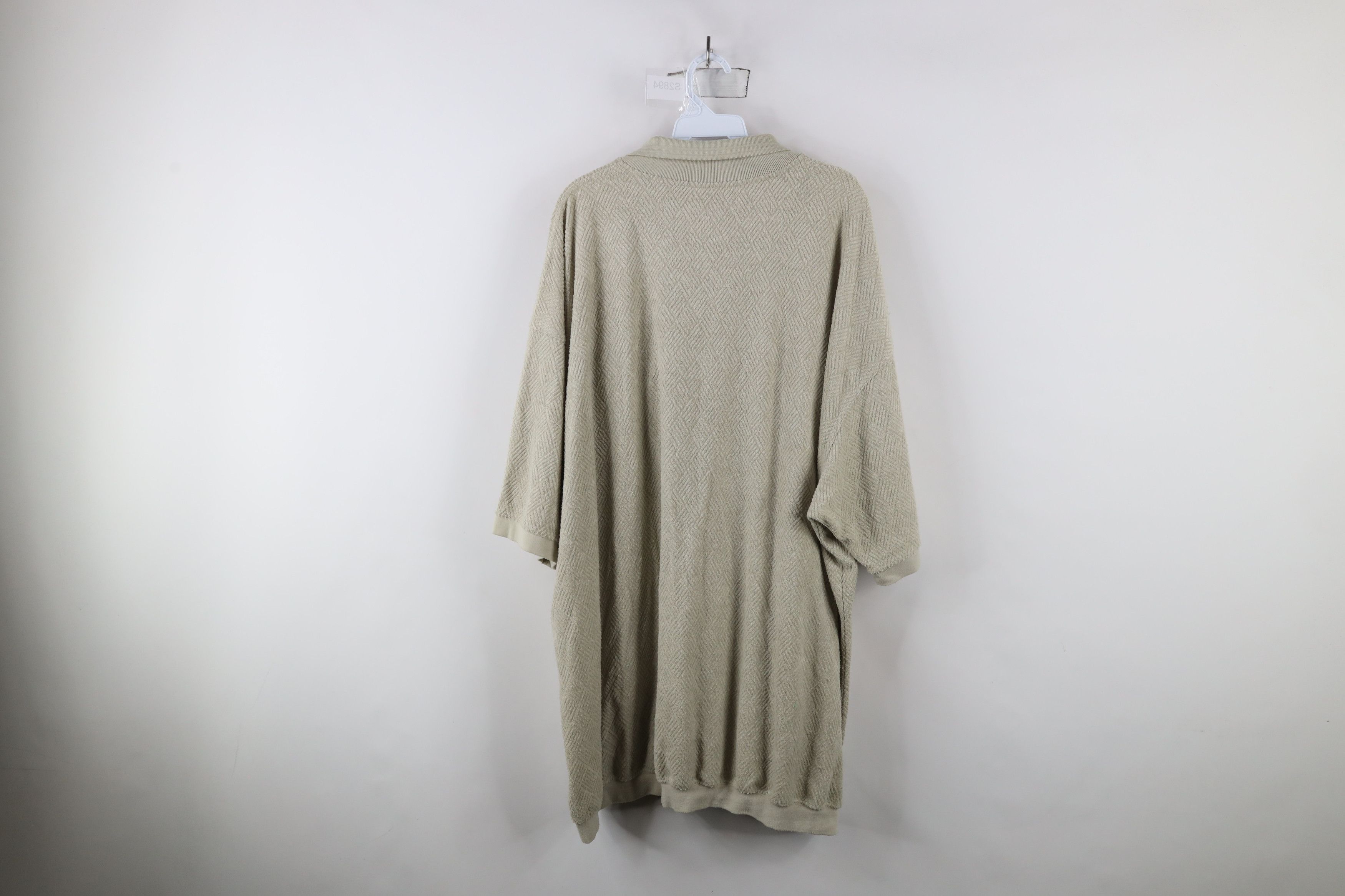 Vintage Vintage 90s Streetwear Terry Cloth Pullover Polo Shirt Size US XXL / EU 58 / 5 - 8 Thumbnail