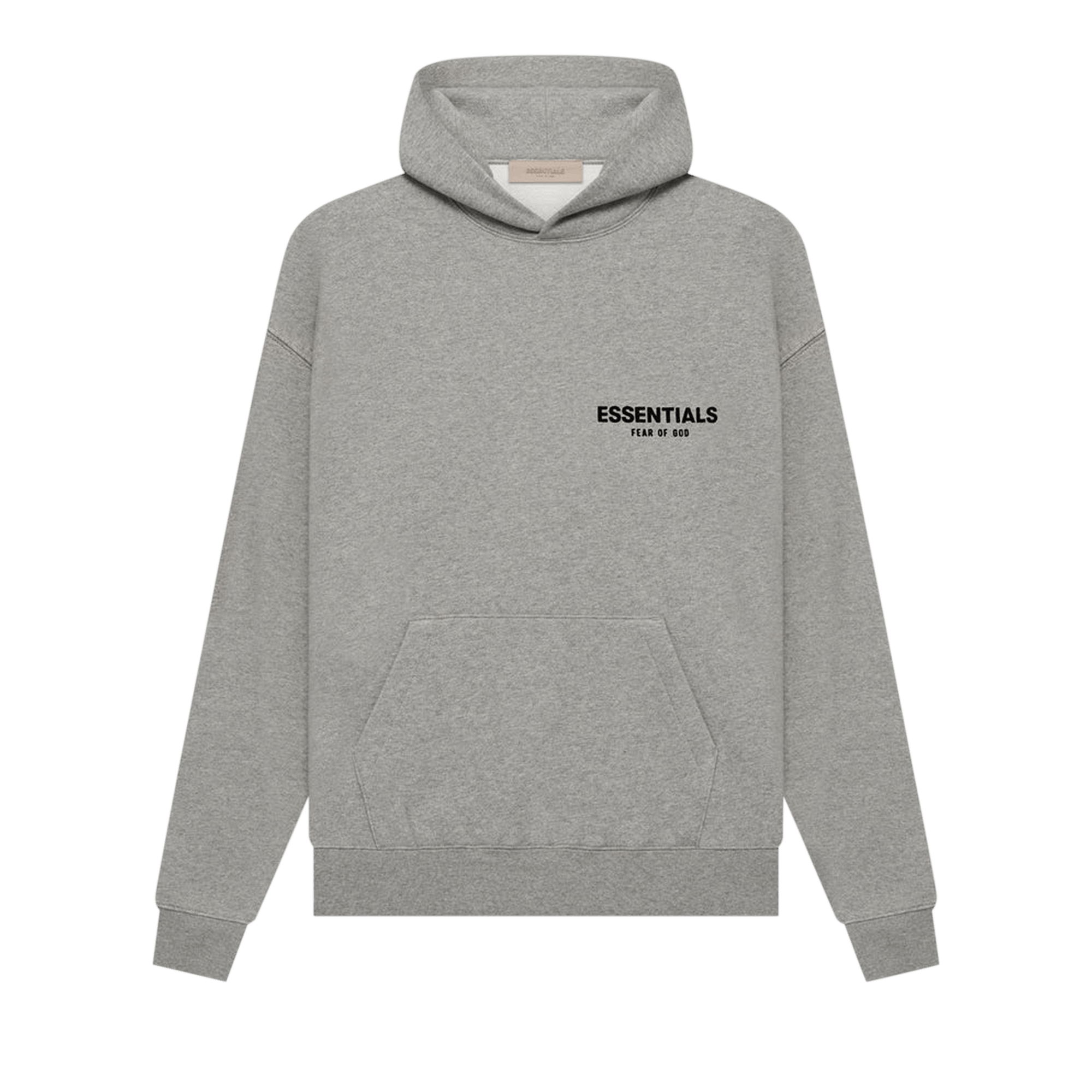 image of Essentials Hoodie Dark Oatmeal in Grey, Men's (Size 2XL)