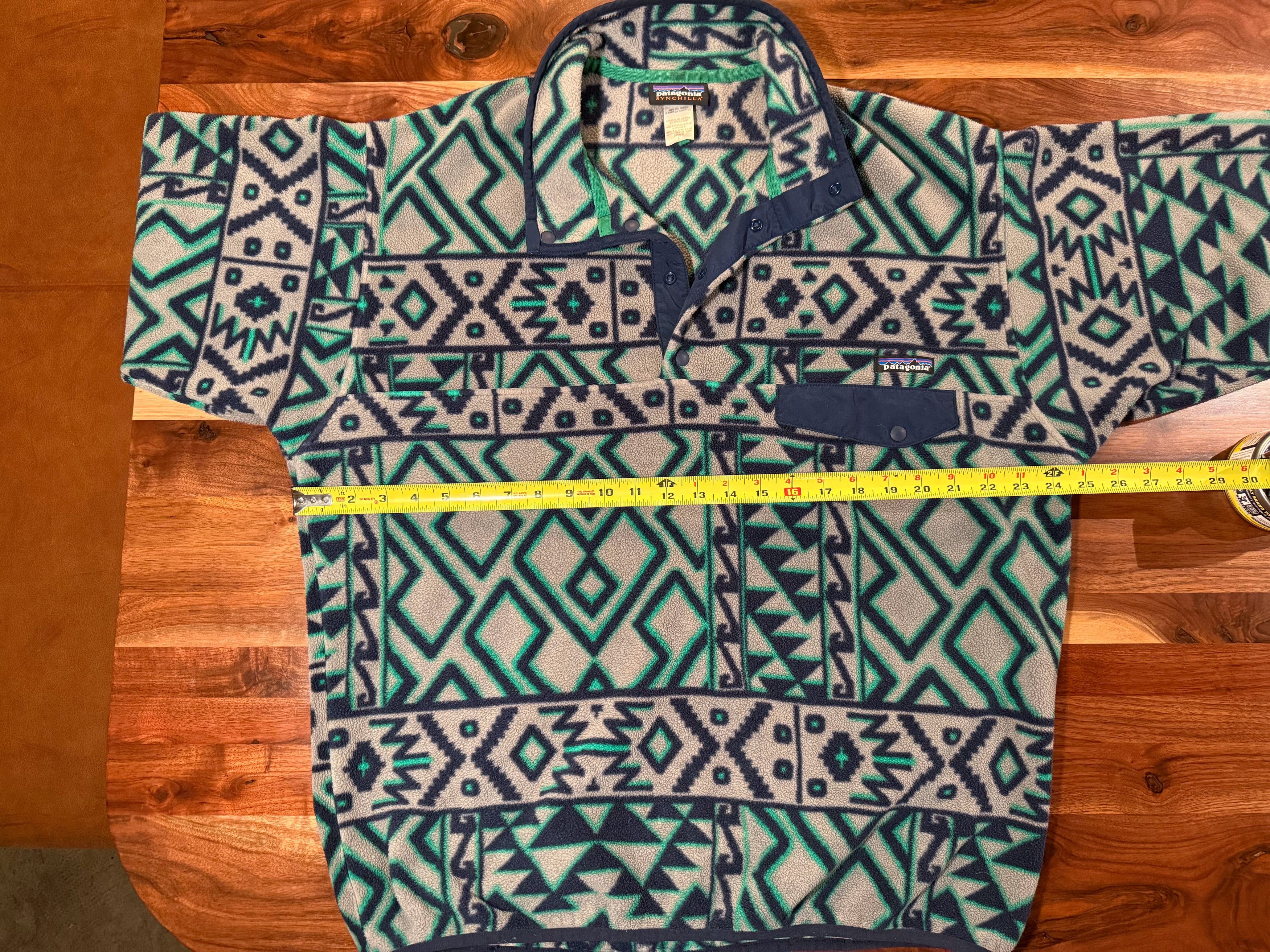 Patagonia Patagonia Synchilla Snap-T Aztec Geo Tribal Fleece Large Size US L / EU 52-54 / 3 - 4 Thumbnail