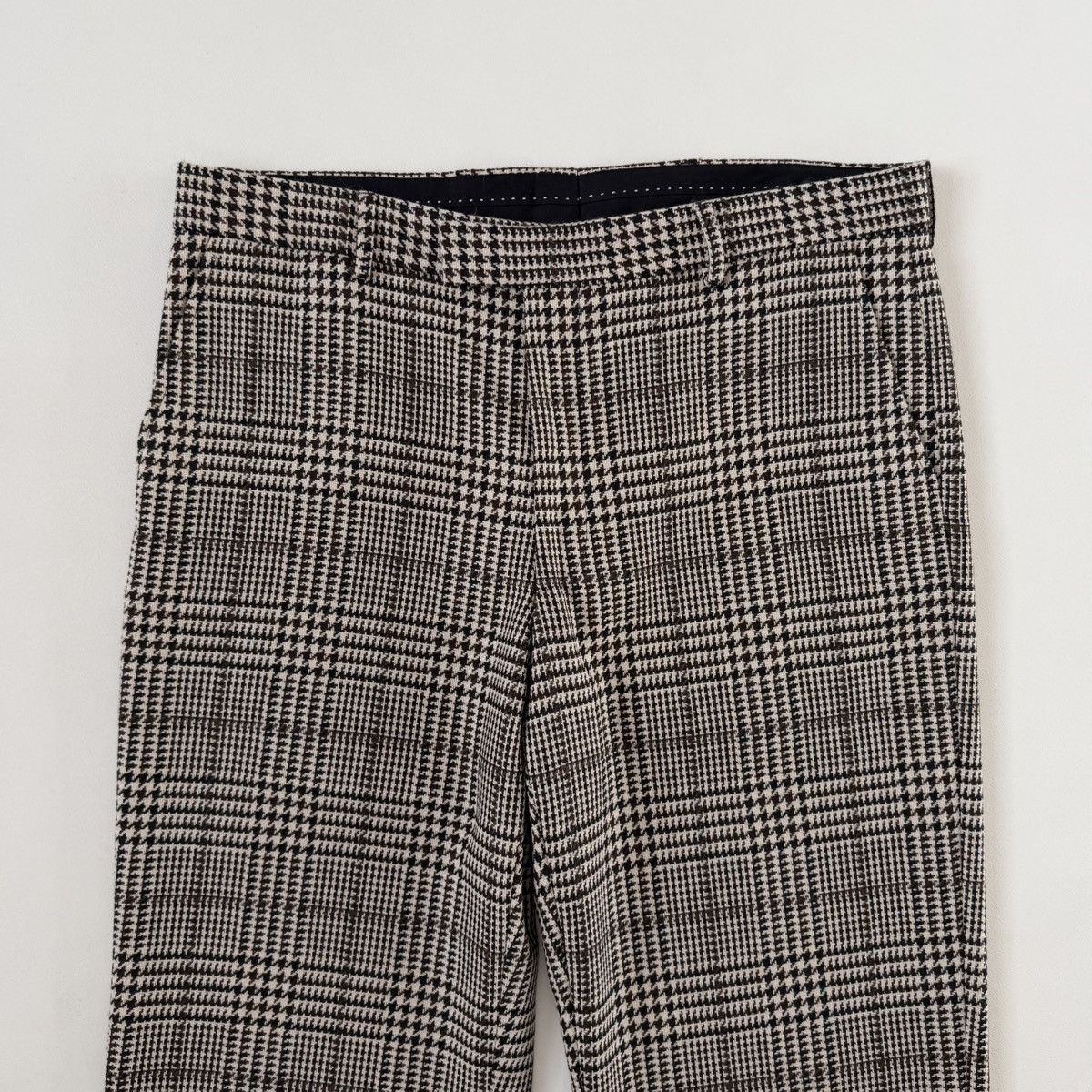 Dries Van Noten ‘Pinnet’ Prince Of Wales Check Wide Leg Pants Size US 36 / EU 52 - 4 Thumbnail