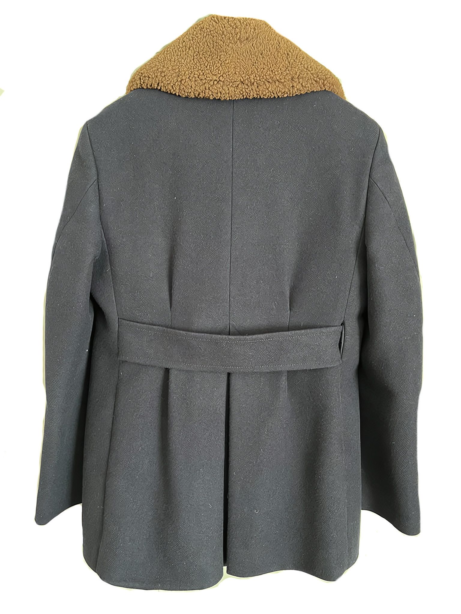Alexander McQueen SHEEP FUR SHEARLING PEACOAT Size US M / EU 48-50 / 2 - 5 Thumbnail