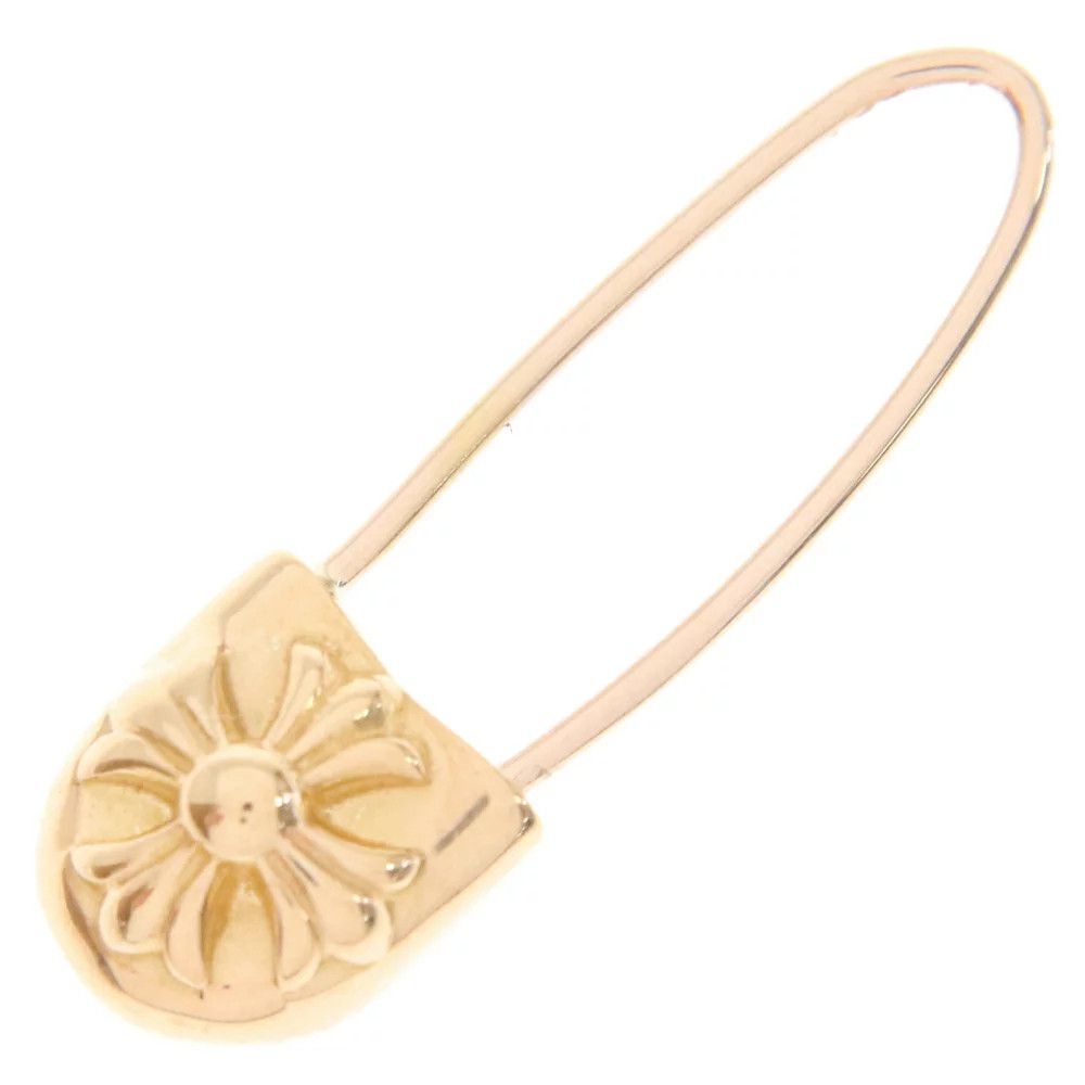 image of Chrome Hearts Gold Safety Pin Earring, Women's