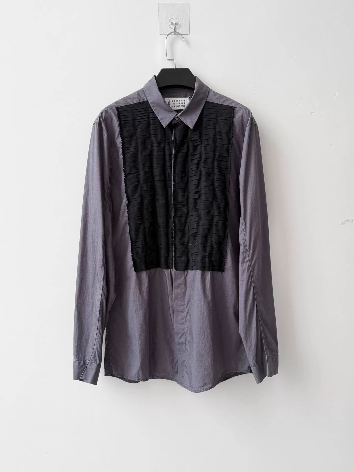Other MMM F/W11 Dark Purple Cut Pleated Shirt 46 Distressed Size US S / EU 44-46 / 1 - 1 Thumbnail