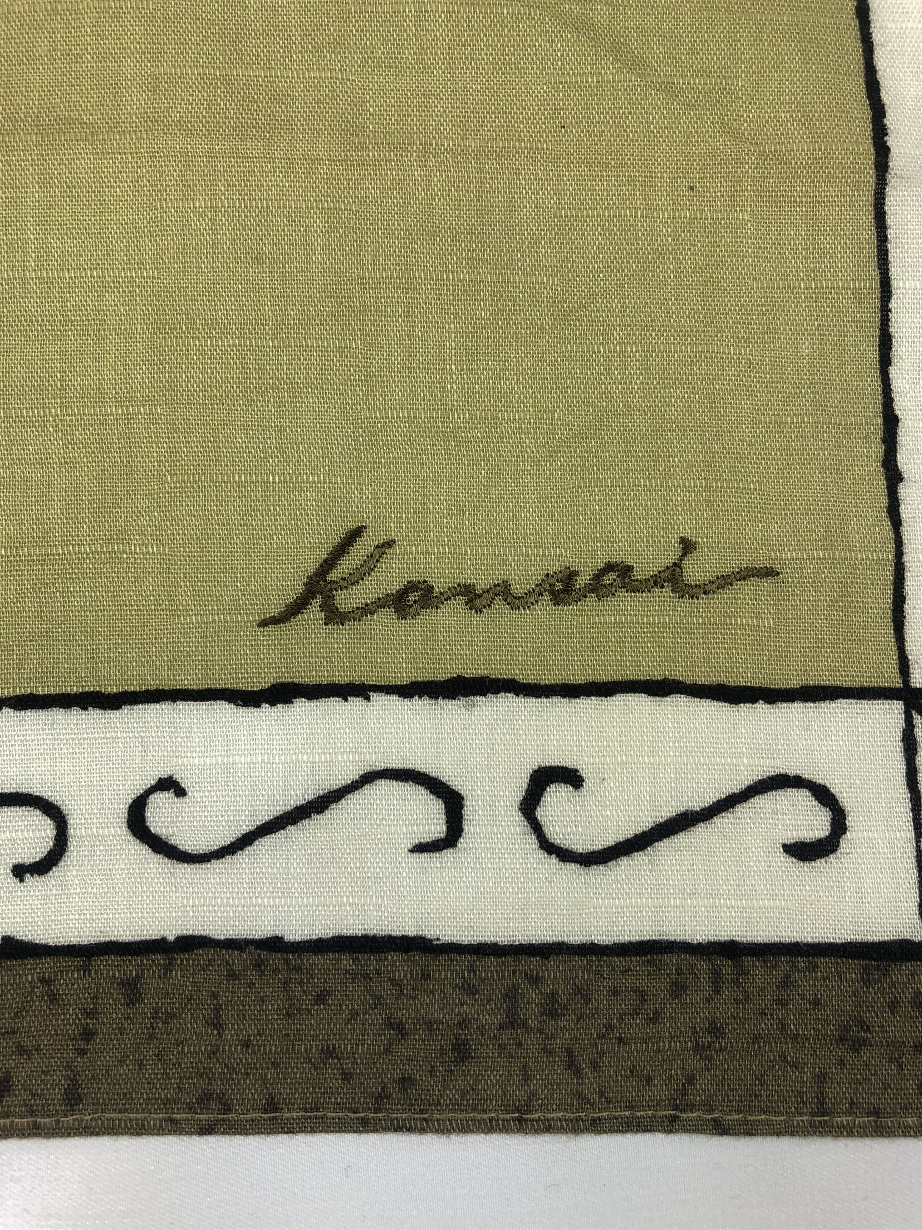 Japanese Brand × Kansai Yamamoto × Vintage Kansai Yamamoto Handkerchief / Bandana / Neckerchief Size ONE SIZE - 5 Thumbnail