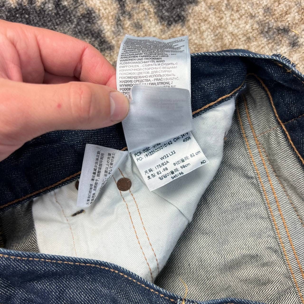 Levi's 501 Levis Blue Denim Tapered Fit Denim Jeans Size US 32 / EU 48 - 8 Thumbnail