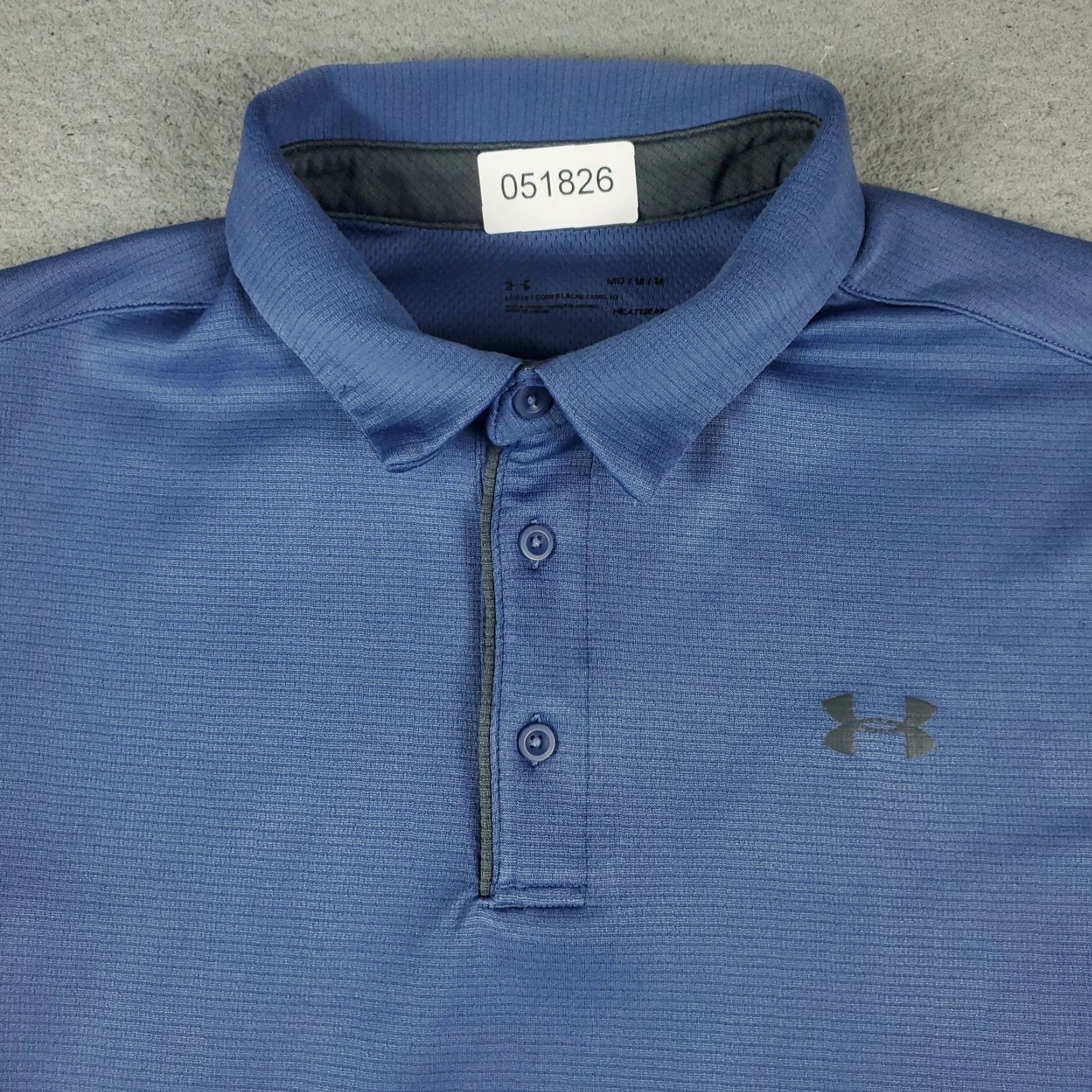 Under Armour Under Armour Polo Shirt Mens M Blue Polo Shirts Men's Modern Logo Size US M / EU 48-50 / 2 - 2 Thumbnail