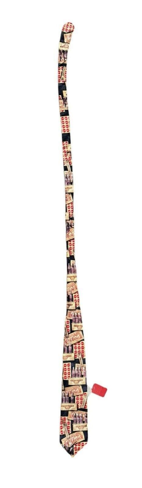 Coca Cola Vintage Coca Cola Coke Themed Neck Tie Americana 100% Silk Size ONE SIZE - 2 Thumbnail