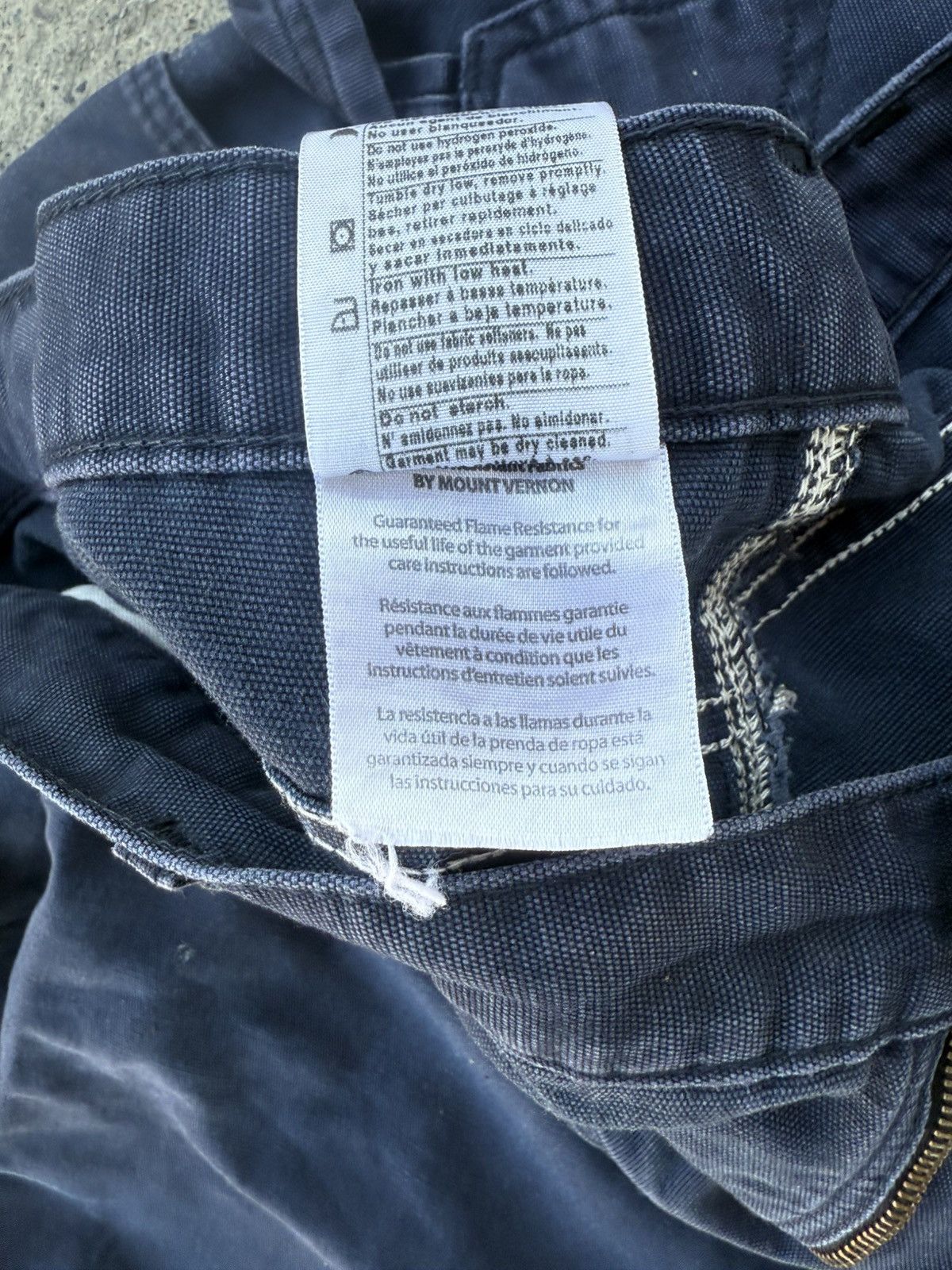 Carhartt Carhartt FRB159-DNY Dark Blue Carpenter Pants Size US 40 / EU 56 - 7 Thumbnail
