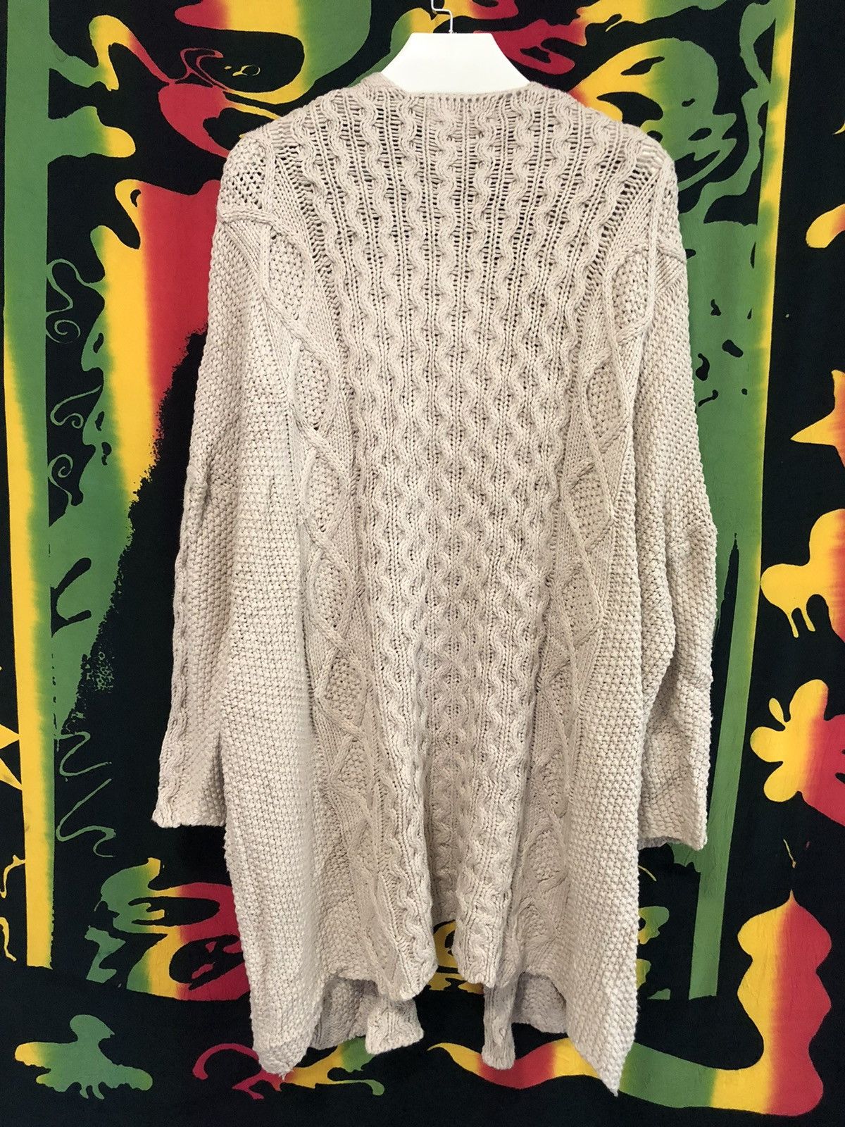 If Six Was Nine × Japanese Brand GOA Union for Worker cable knit sweater long cardigan Size US L / EU 52-54 / 3 - 3 Thumbnail