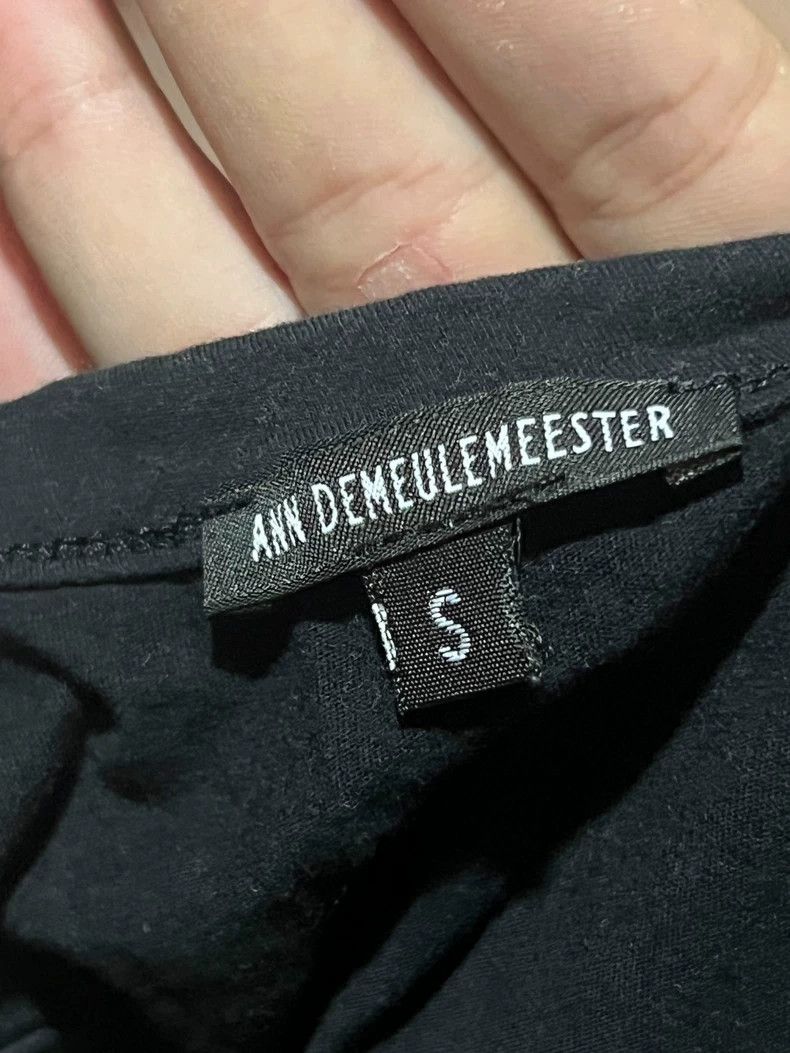 Ann Demeulemeester Ann Demeulemeester Cotton slogan vest 2501-Nextarrow Size 38S - 5 Thumbnail