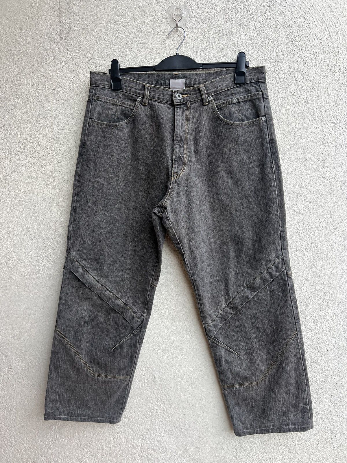 Japanese Brand × MasterPiece Vintage Masterpiece X Mad Hectic Multi Pocket Baggy Jeans Size US 36 / EU 52 - 6 Thumbnail