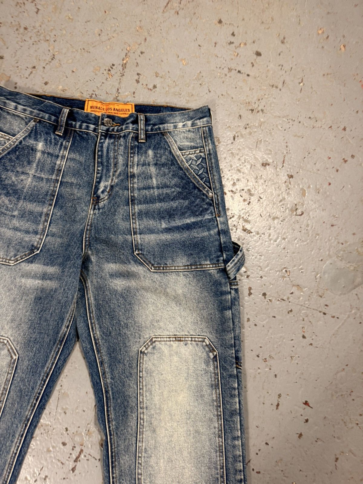 Menace Insane Menace Los Angeles Brick Lay Denim Carpenter Pants Size US 32 / EU 48 - 7 Thumbnail