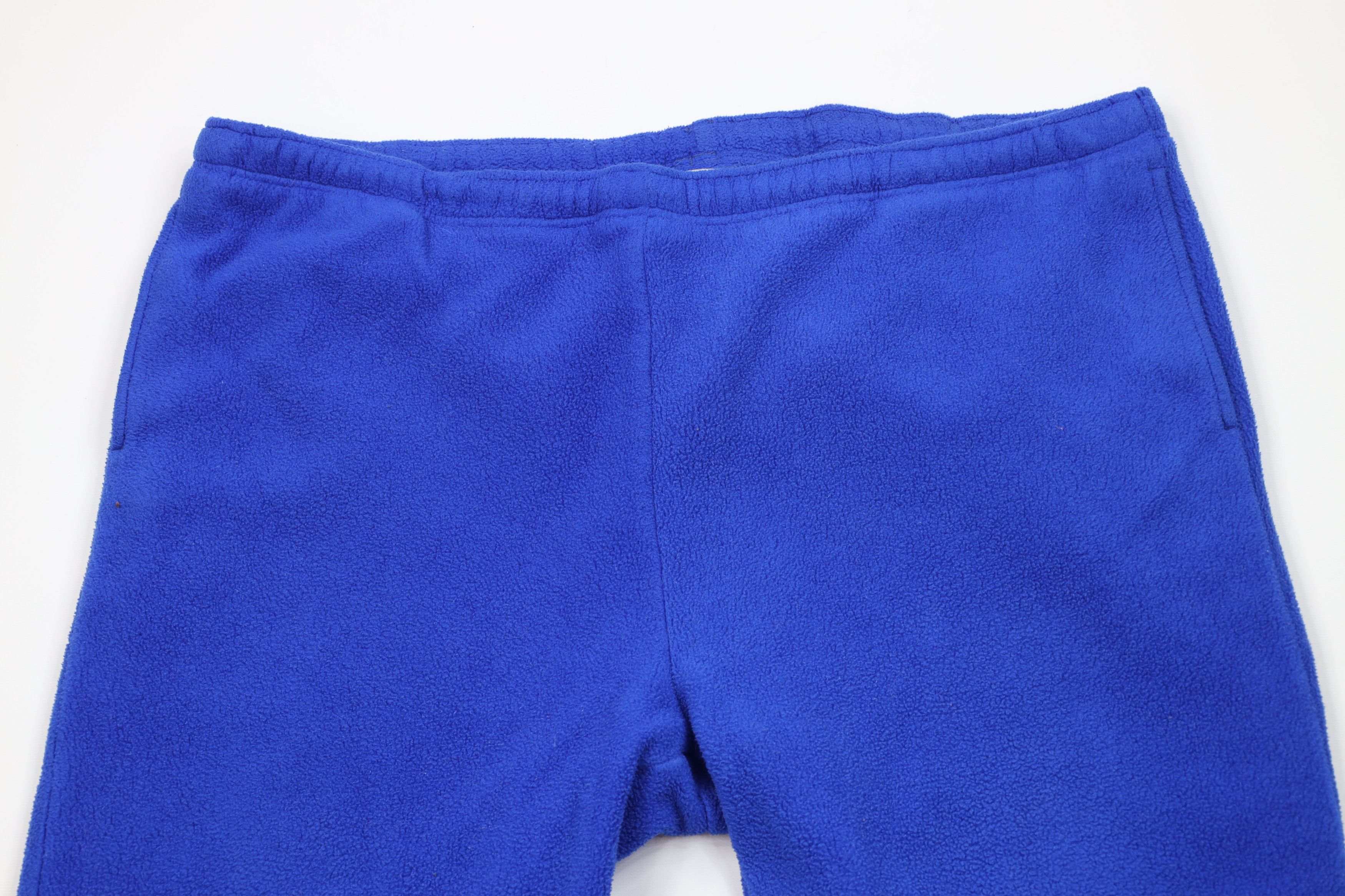 Lands' End Vintage 90s Lands End Polartec Fleece Sweatpants Blue USA Size 36" / US 14 / IT 50 - 2 Thumbnail