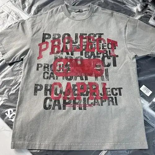 VIBE Hirayama x aoka PROJECT CAPRI Letter Print Shirt Size US L / EU 52-54 / 3 - 1 Thumbnail