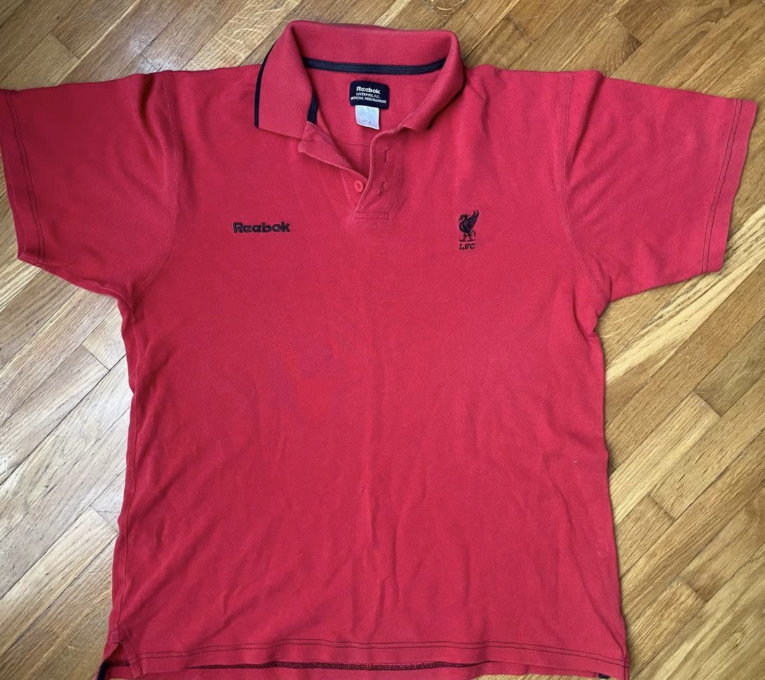 Reebok Reebok Liverpool FC soccer jersey polo tee Size US XL / EU 56 / 4 - 1 Thumbnail