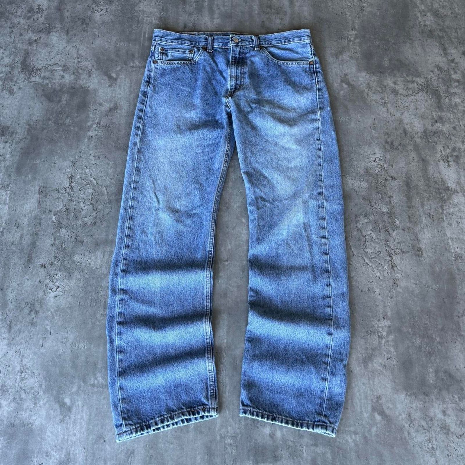 Levi's × Levi's Vintage Clothing × Vintage Vintage Y2K Levi’s 505 Skater Grunge Baggy Denim Jeans Size US 36 / EU 52 - 2 Thumbnail