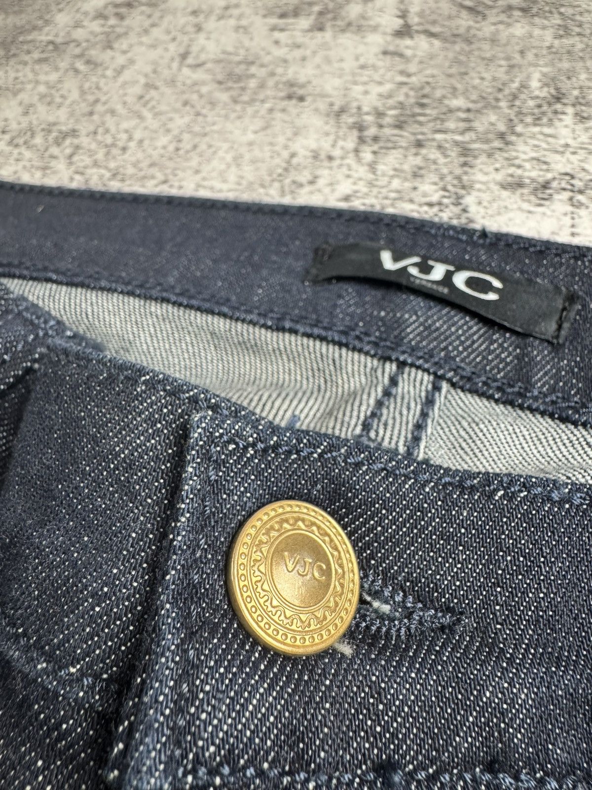 Versace Jeans Couture Versace Couture VJC Y2K Skinny Straight Denim Jeans Trousers Size 30" / US 8 / IT 44 - 14 Thumbnail