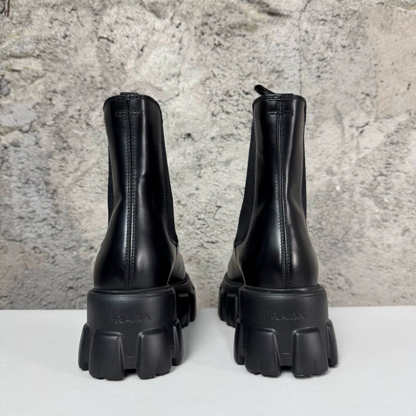 Prada Prada Triangle Logo Ankle Boots Women's 37 Size US 6.5 / IT 36.5 - 4 Thumbnail