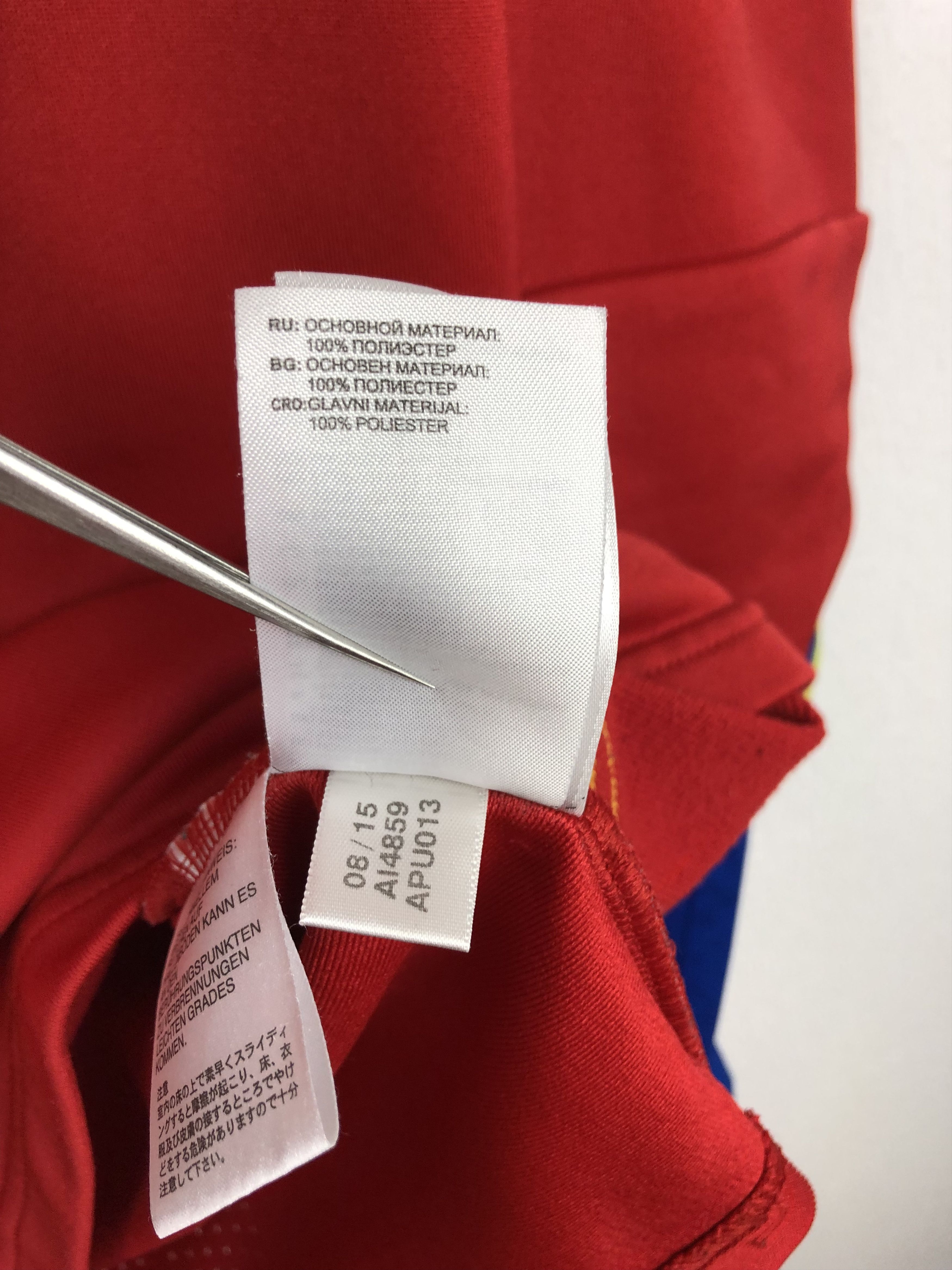 Adidas Adidas Spain National Football Jacket Soccer Warm Up Track Size US S / EU 44-46 / 1 - 8 Thumbnail