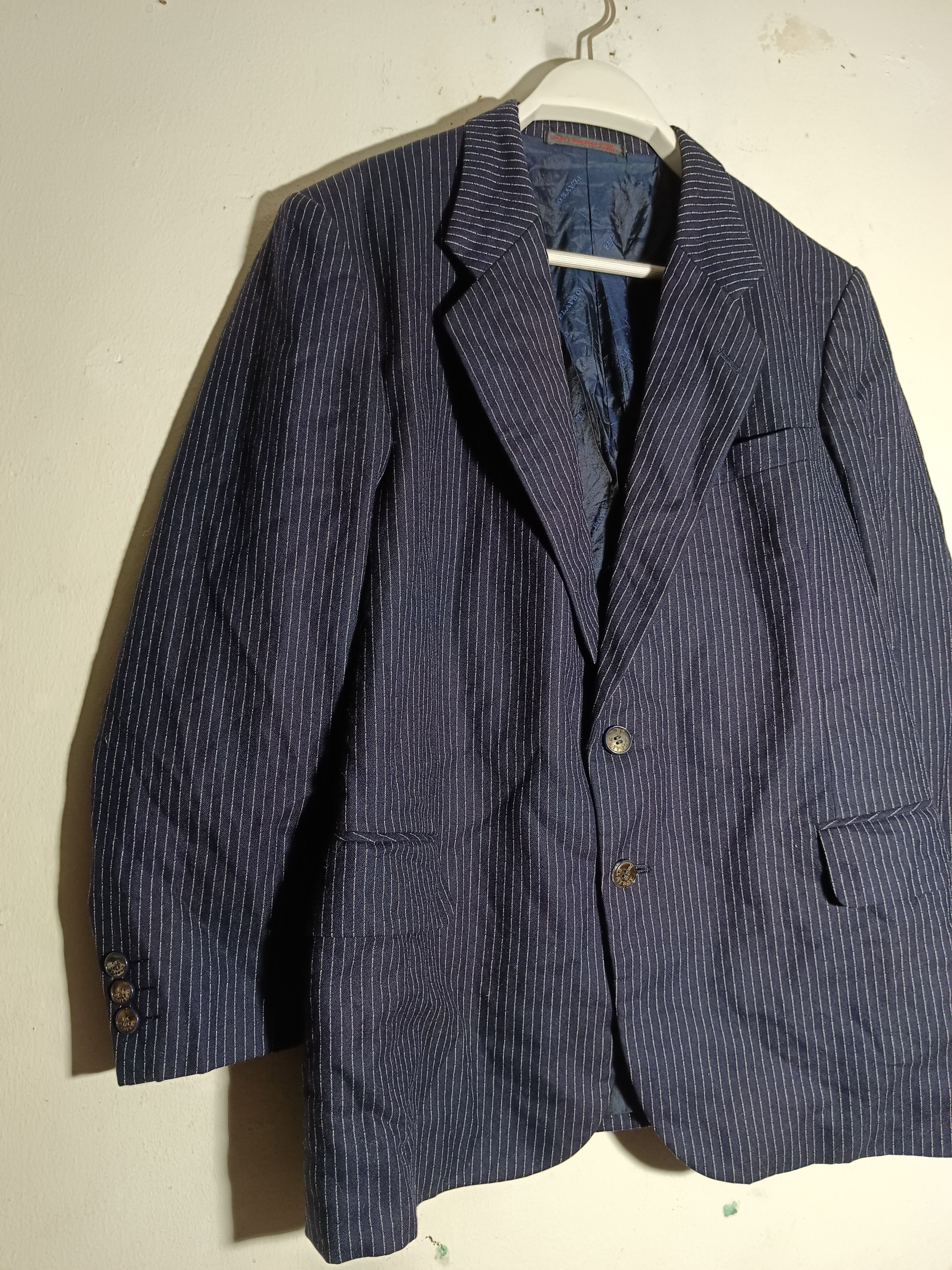 Japanese Brand × Playboy Vintage Playboy Blazer Coat Size US L / EU 52-54 / 3 - 3 Thumbnail