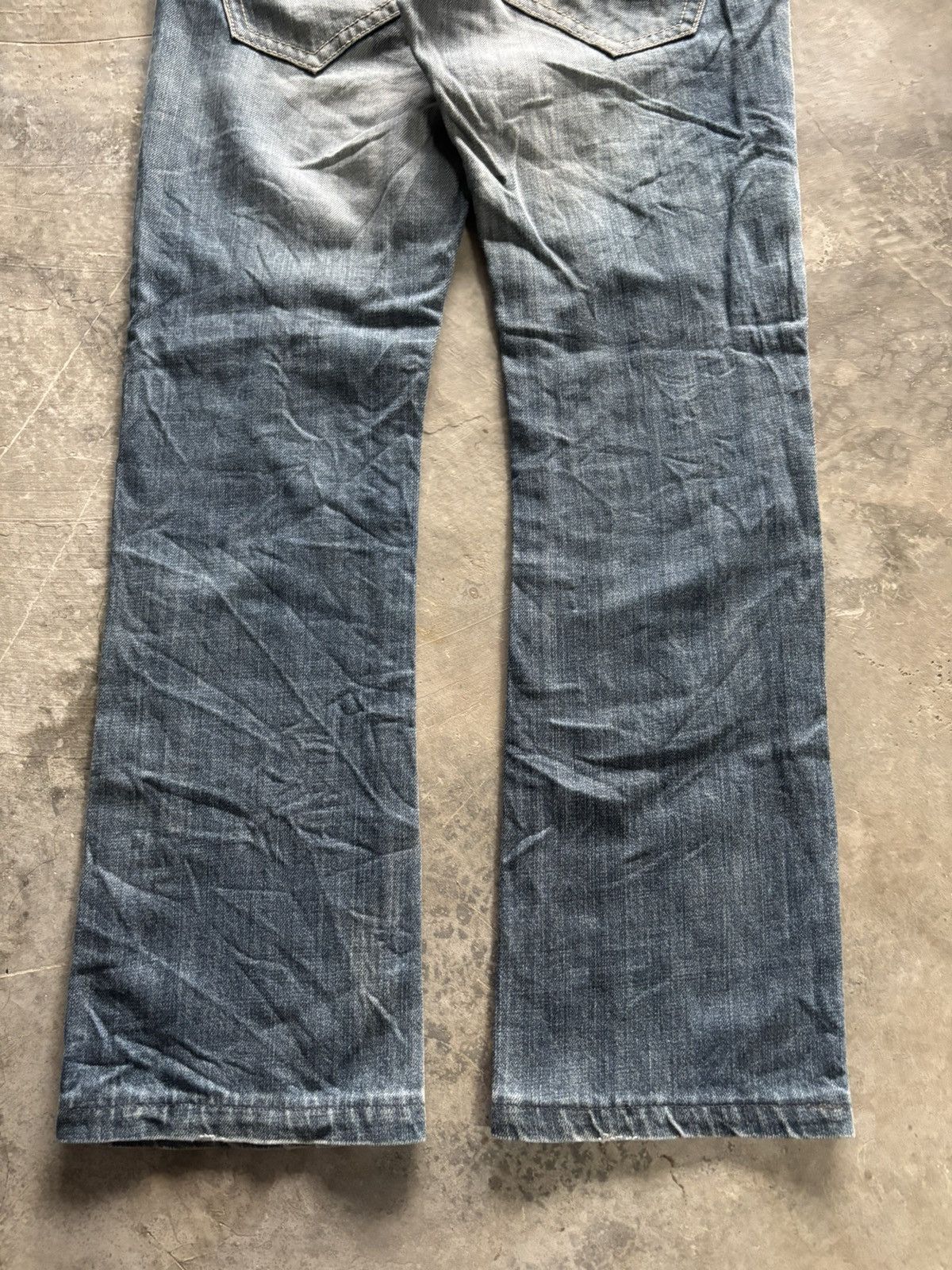 Hysteric Glamour × semanticdesign SICK FLARE DISTRESSED SEMANTIC DESIGN WASHED LEATHER POCKET Size US 29 - 18 Thumbnail