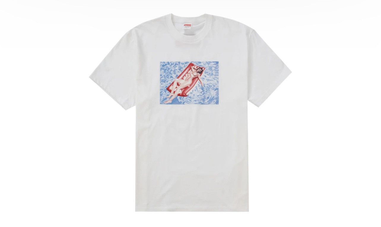 image of Supreme Float Tee in White, Men's (Size 2XL)