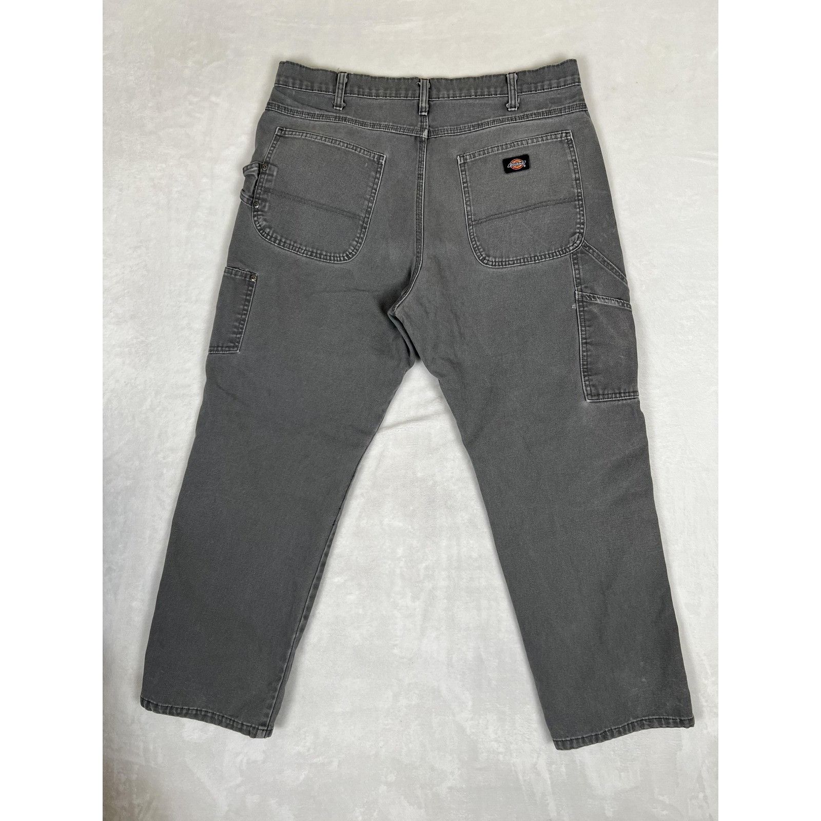 Dickies Vintage Dickies Carpenter Denim Jeans Mens 36x30 Gray Canvas Size US 36 / EU 52 - 9 Thumbnail