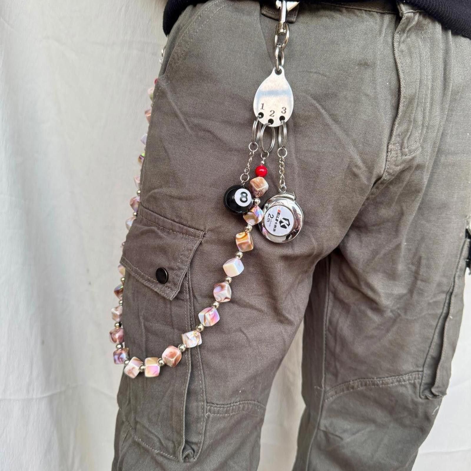 Other Colorful Charm Chain Wallet Size ONE SIZE - 4 Thumbnail
