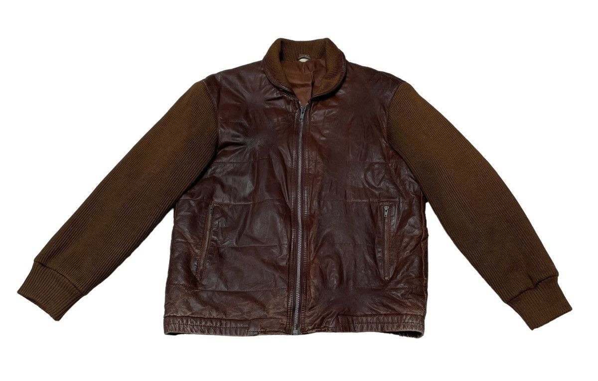 Vintage Vintage Japanese Brand Leather Jacket 1990s Size US M / EU 48-50 / 2 - 1 Thumbnail