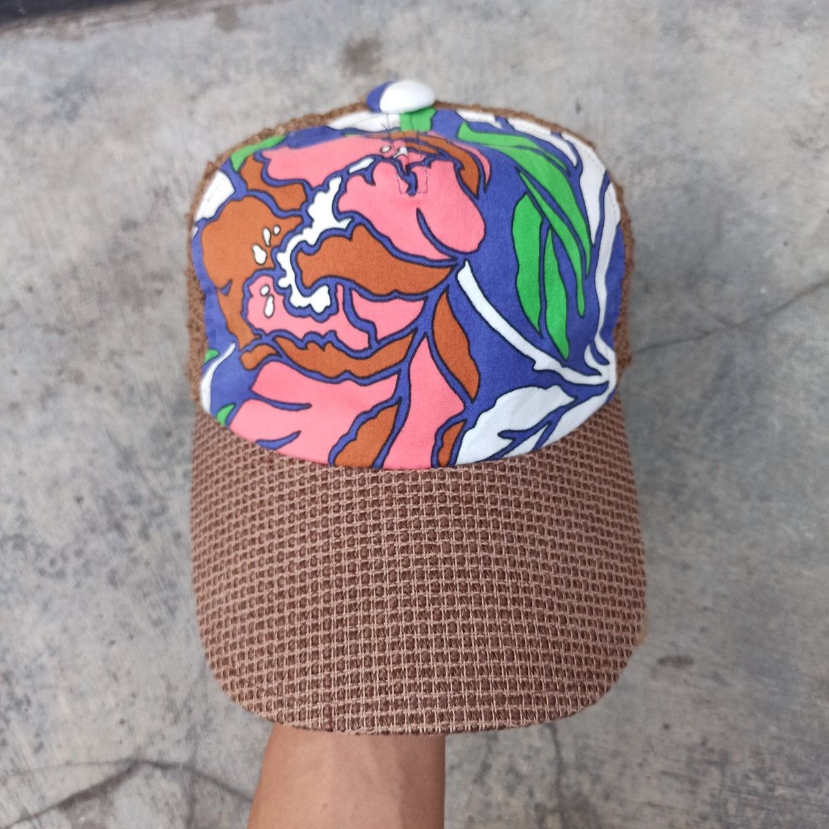 CA4LA × Japanese Brand Unique Knit straw and floral ca4la hat Size ONE SIZE - 2 Thumbnail