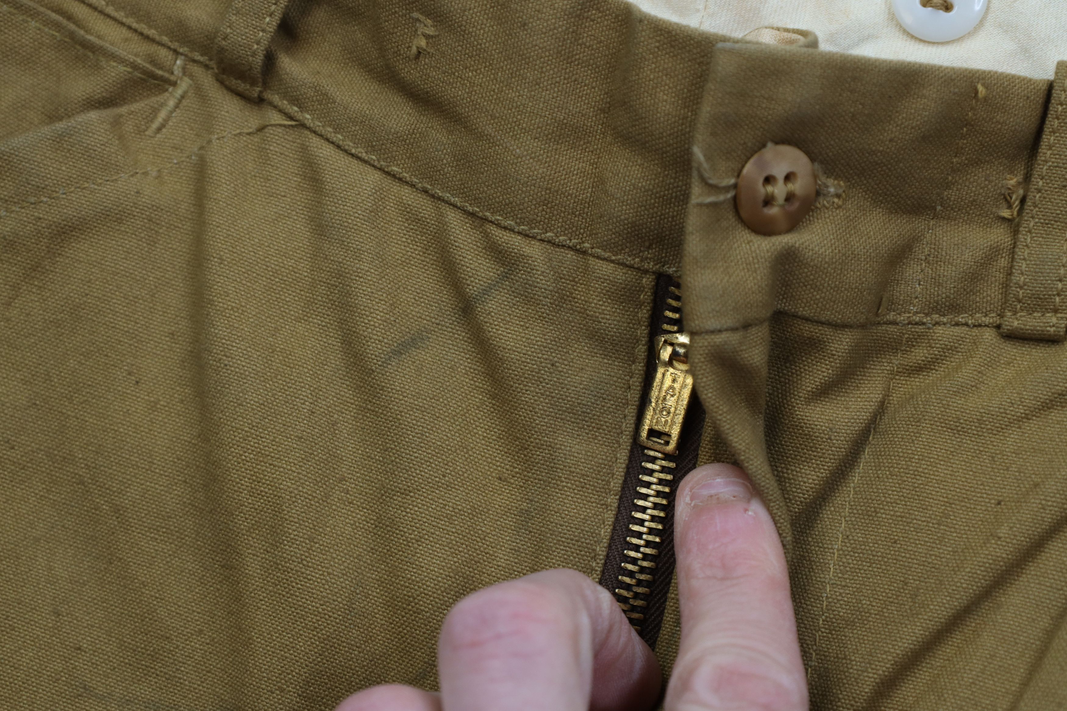 Vintage Vintage 50s 60s Canvas Hunting Cuffed Joggers Pants USA Size US 30 / EU 46 - 7 Thumbnail